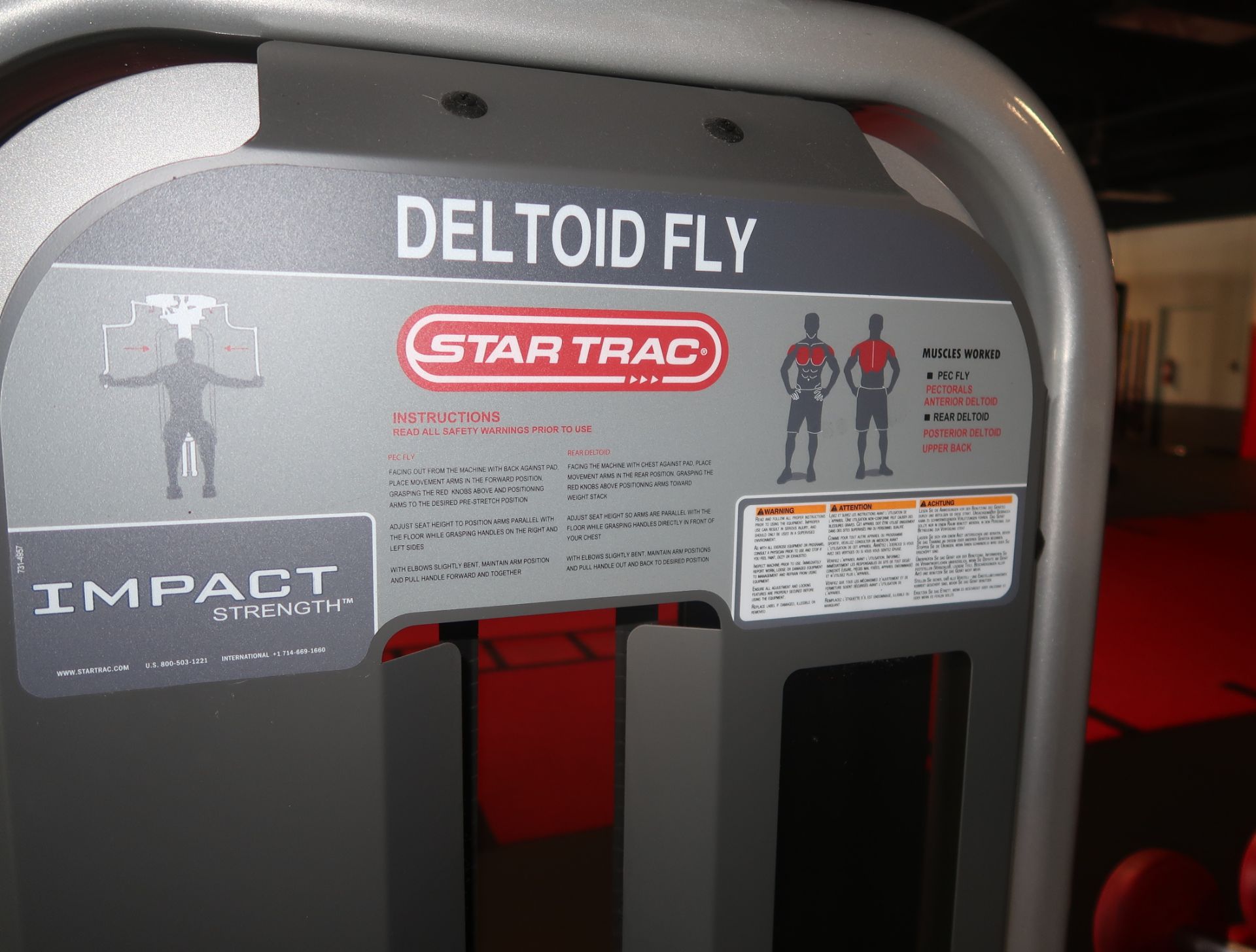 STAR TRAC DELTOID FLY - Image 2 of 2