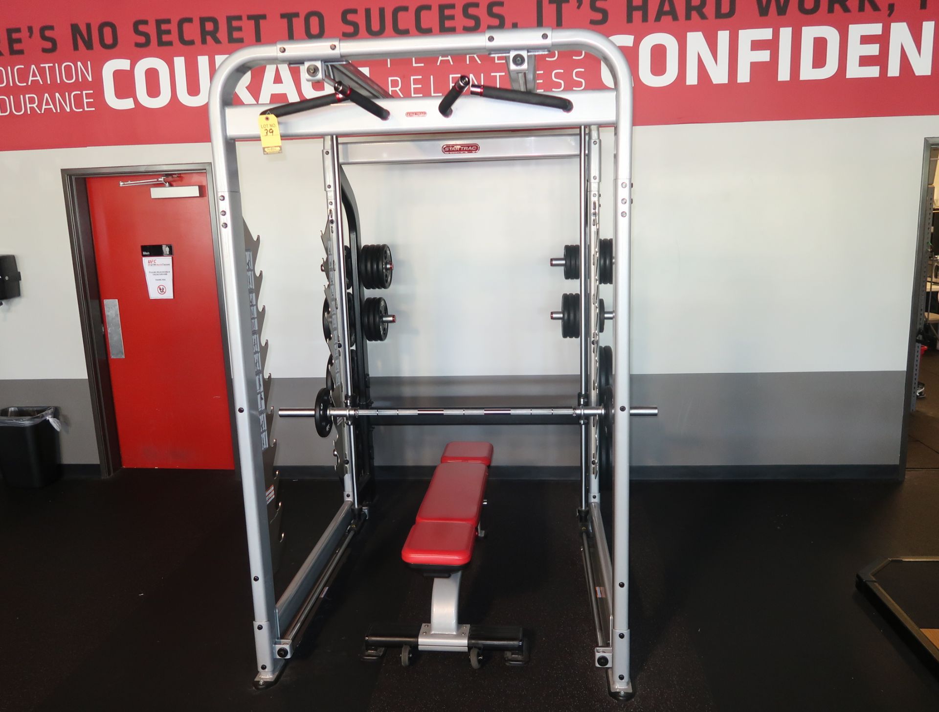 star trac smith machine bar weight