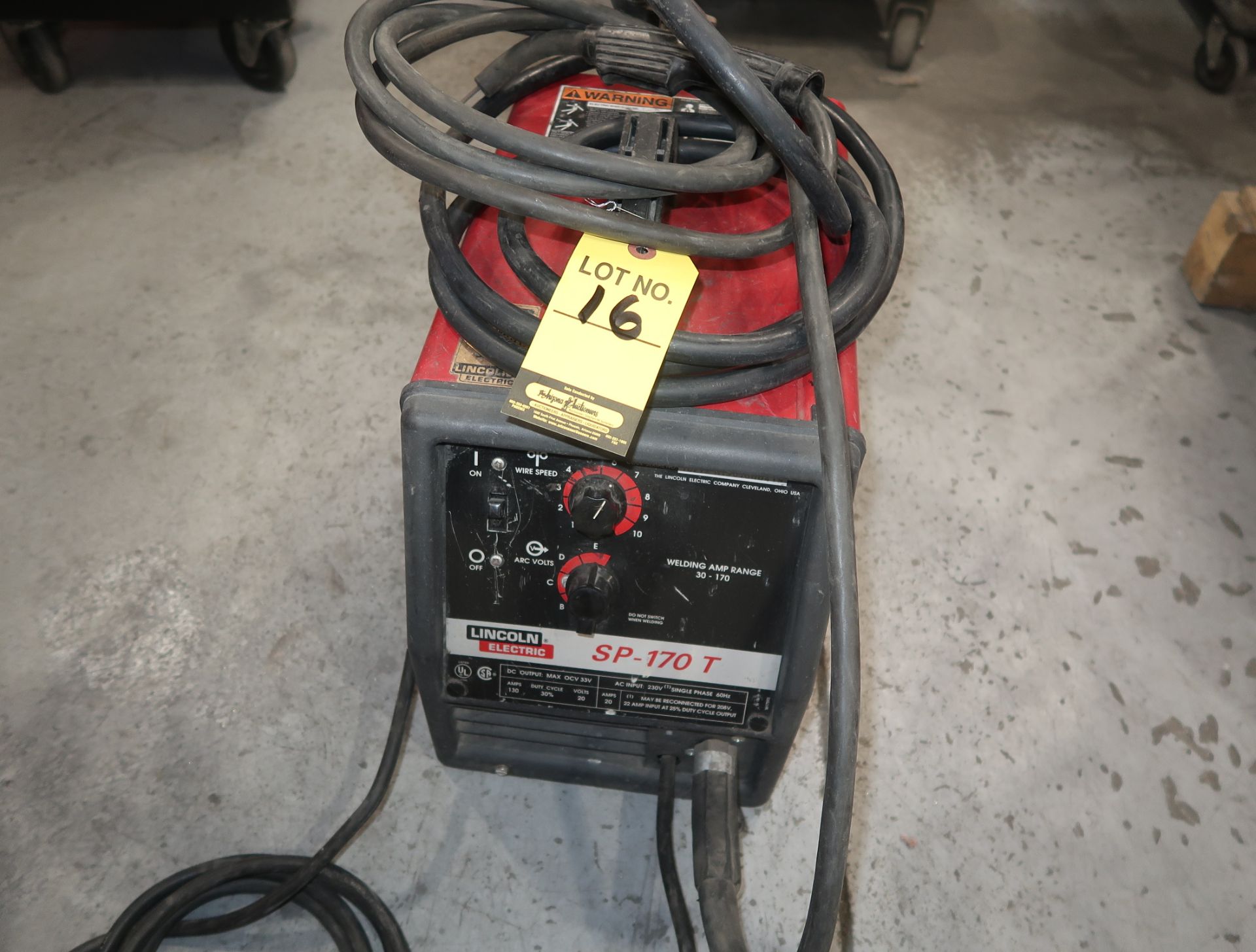 LINCOLN SP-170 T ARC WELDER SN. M17593