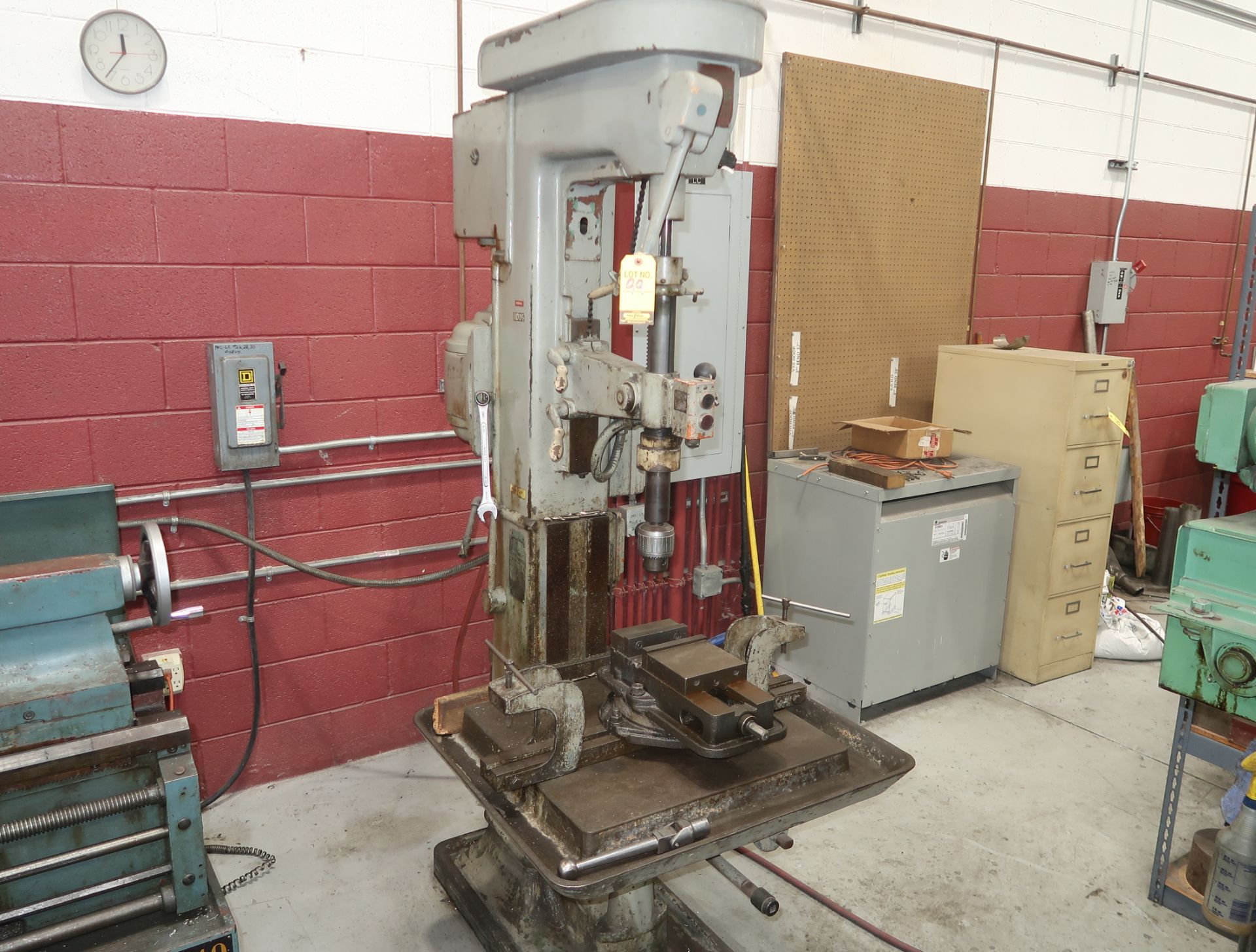 AVEY 6 GEAR DRILL PRESS W/ VISES ATTACHED
