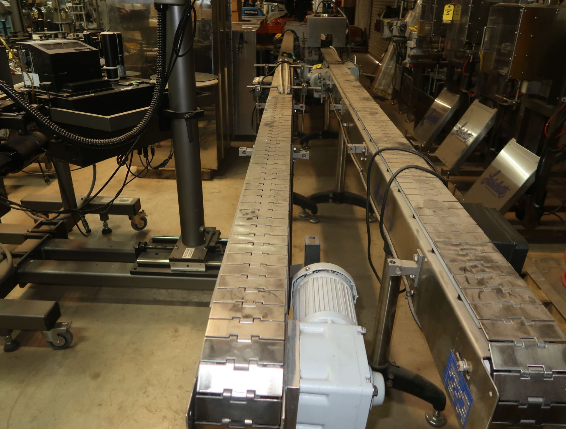 ACCUTEK MDL. 26-ST45-SA0 4.5" X 10', STAINLESS STEEL, VARIABLE SPEED CONVEYOR, 110V