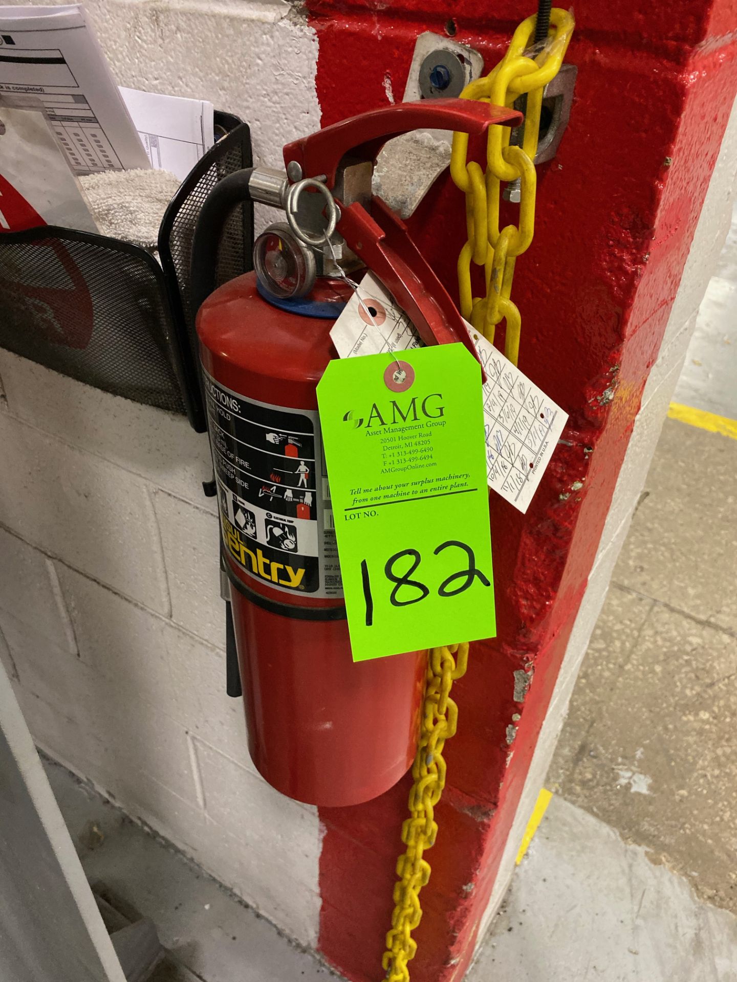 19 fire extinguishers