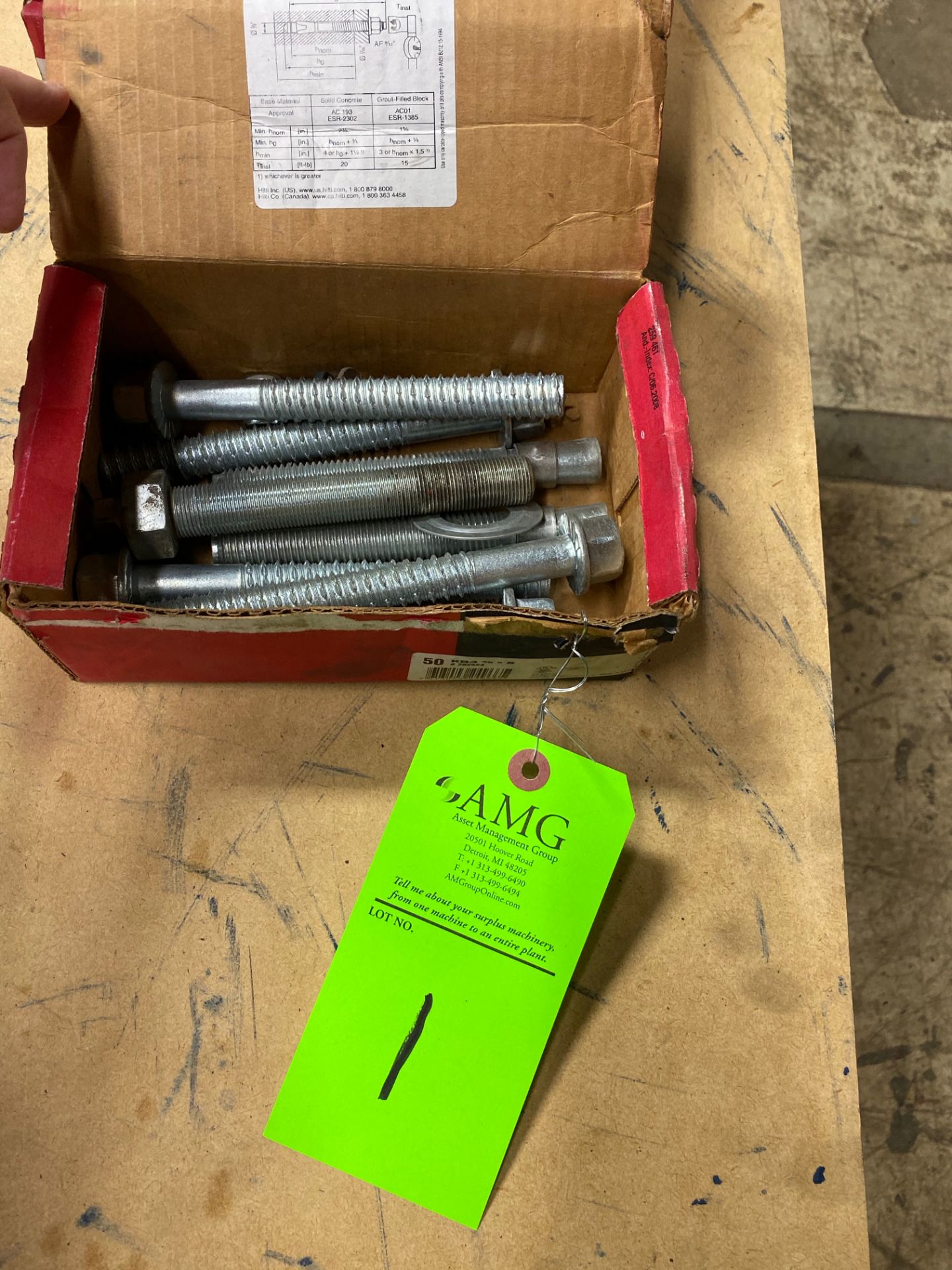 Red Head & Hilti concrete anchors. New in box. one lot - Image 3 of 4