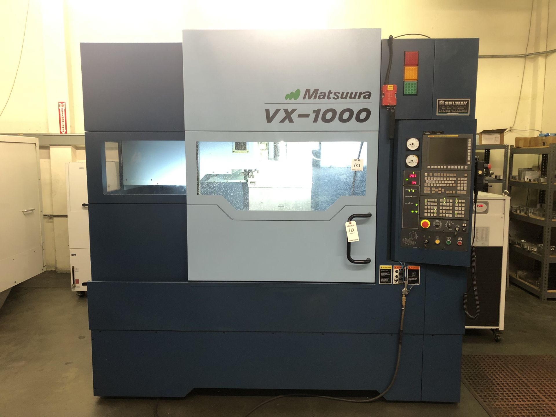 2014 Matsuura VX-1000 Vertical Machining Center- 20,000 RPM Spindle Speed, 30 Tool ATC, Fanuc 31 - Image 3 of 3