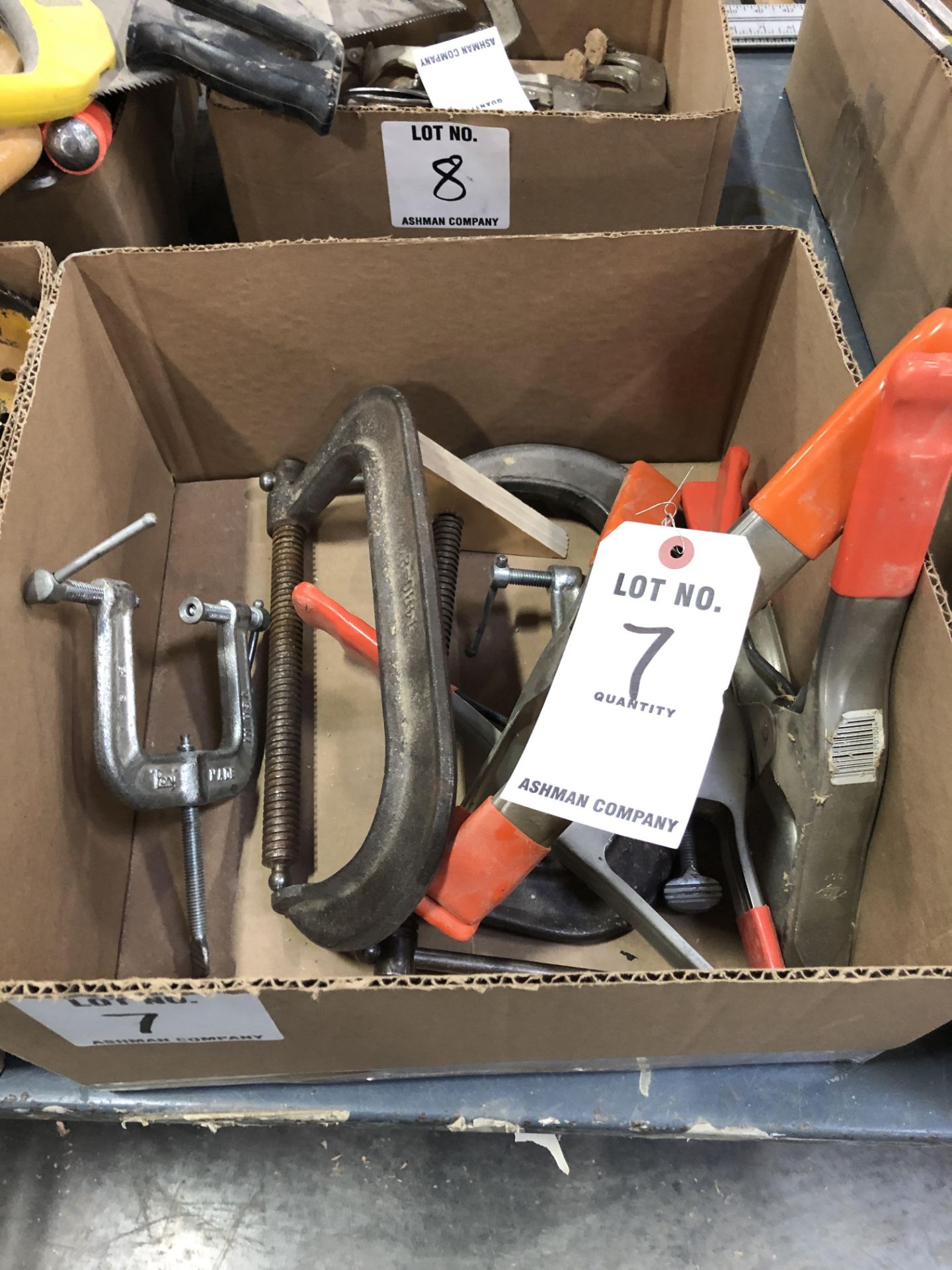 Lot: Pinch Clamps, C-Clamps