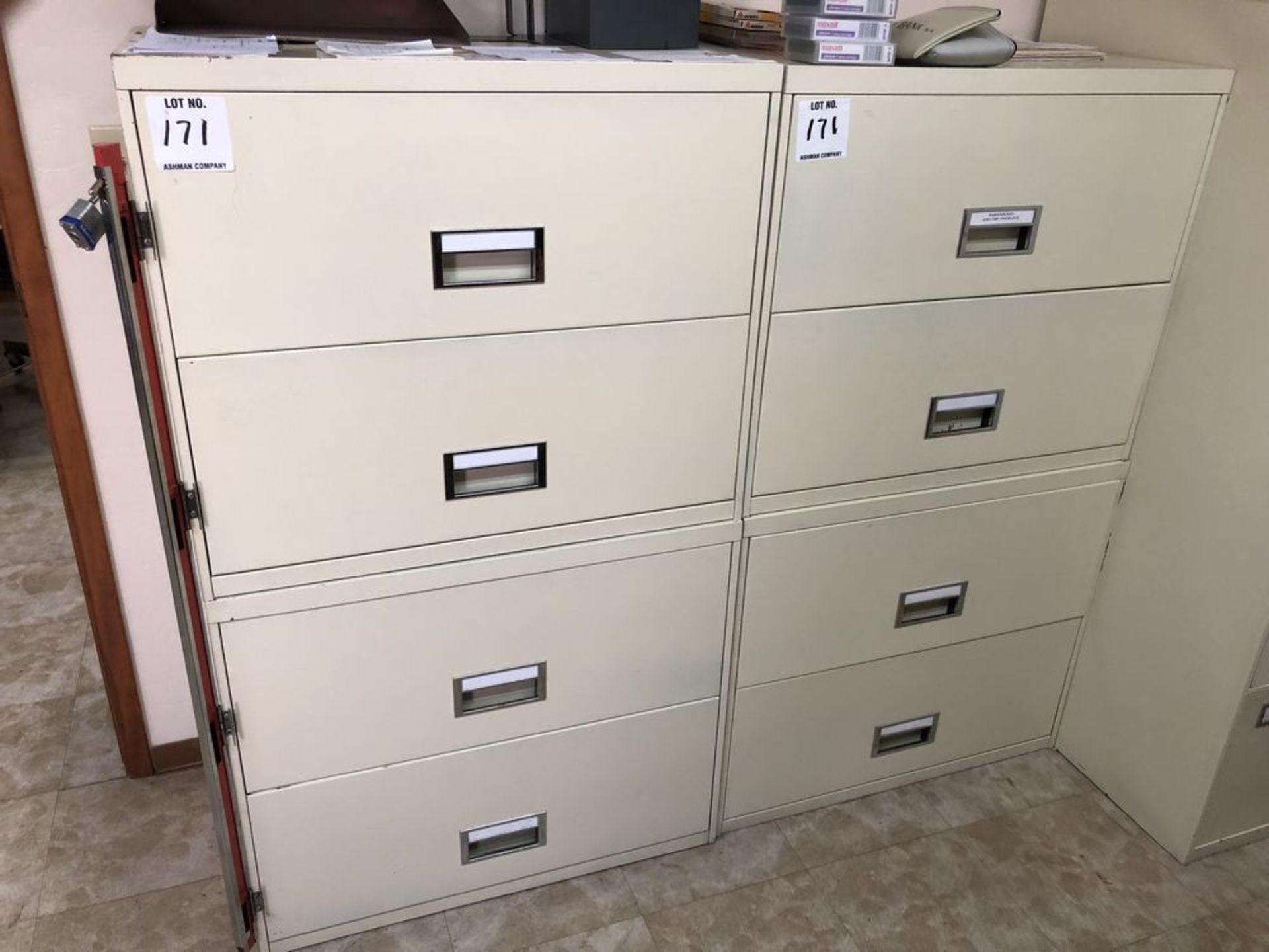 (3) FILE CABINETS