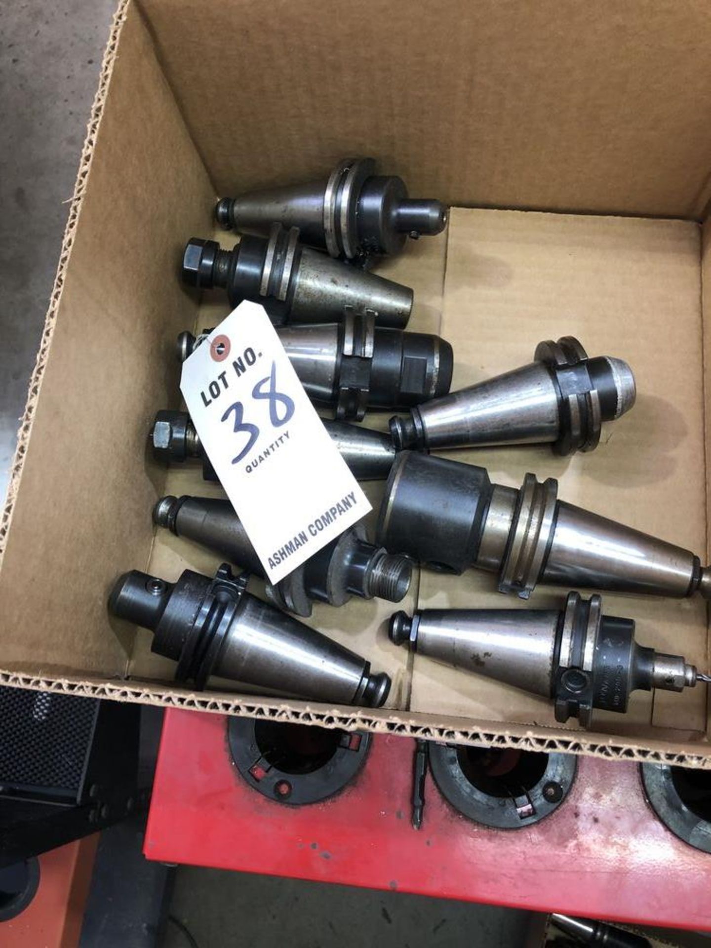 (9) CAT-40 TOOL HOLDERS