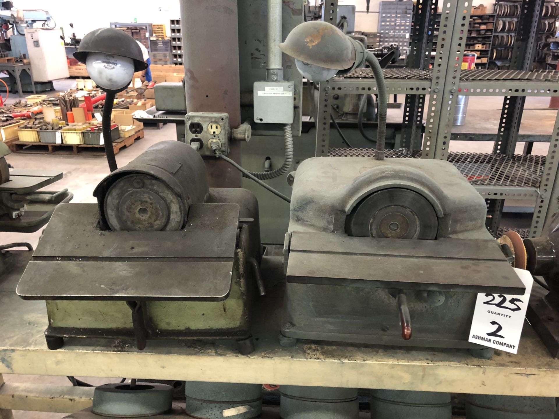 (2) 6” DISC GRINDING LAPPING MACHINES