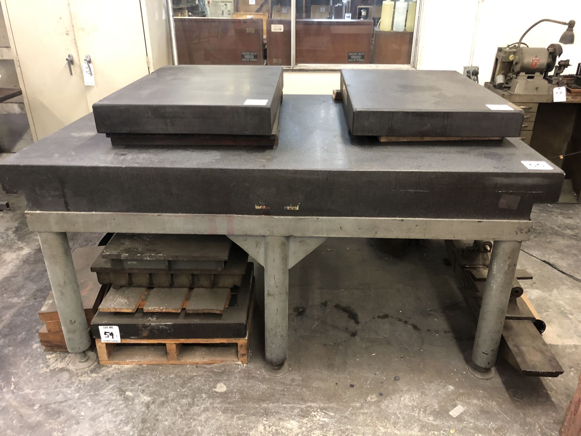 (1) STANDRIDGE 4x6’ GRANITE SURFACE PLATE WITH STAND