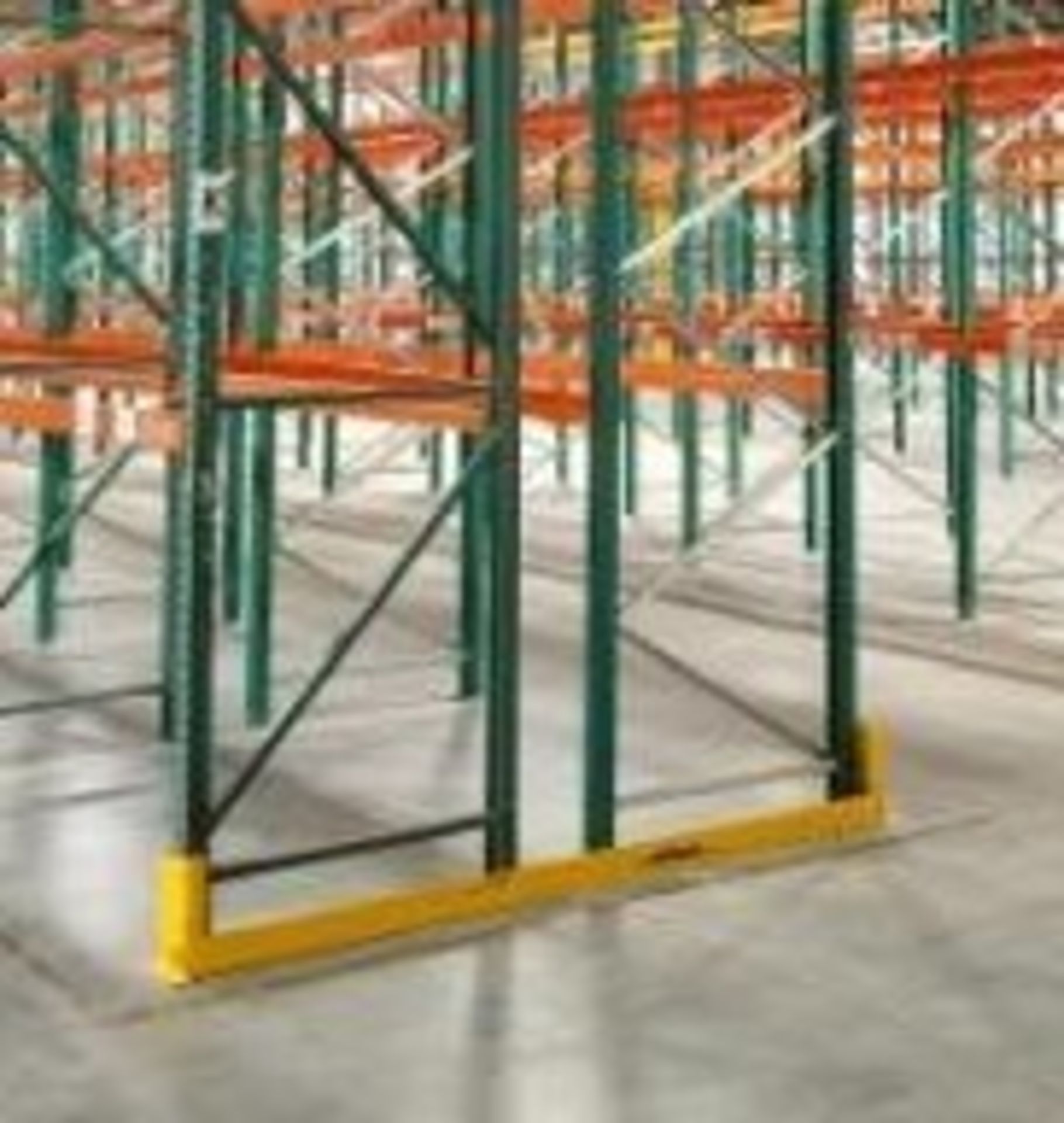 2 PCS OF 96" Double Ended End of Aisle Rack Protectors
