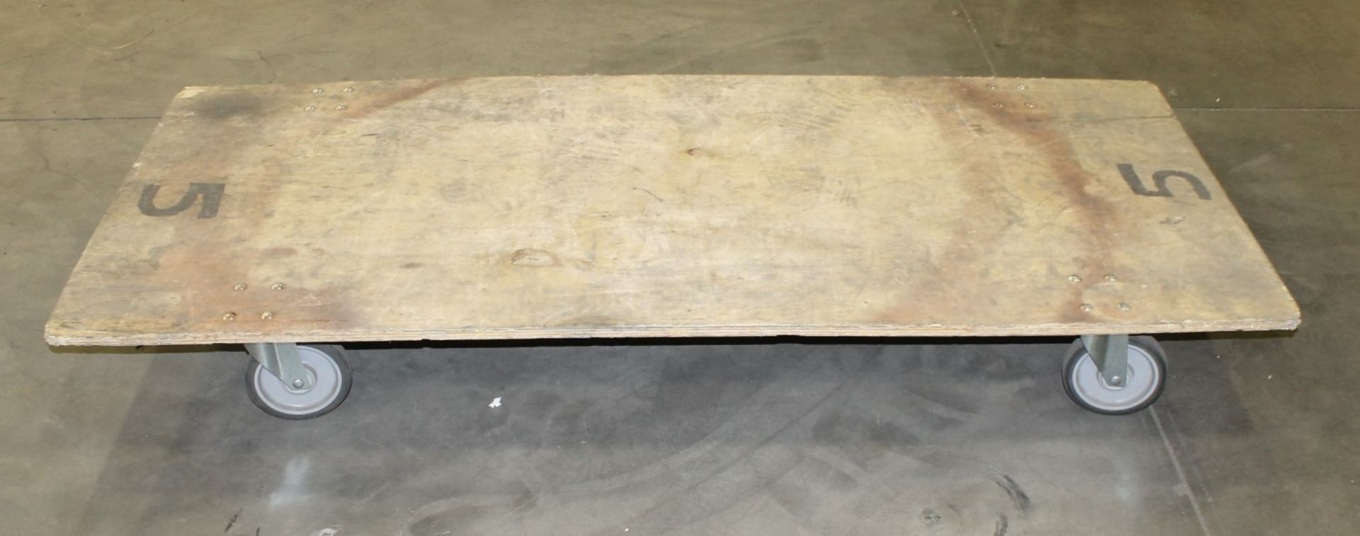 7 PCS OF 30" X 68" WOODEN DOLLY - Image 2 of 2