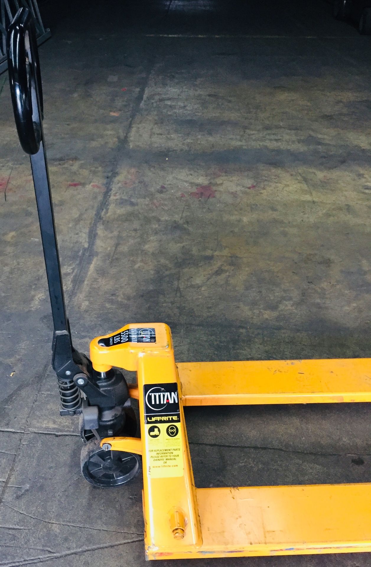 USED 96"L x 27"W PALLET JACK - Image 3 of 4