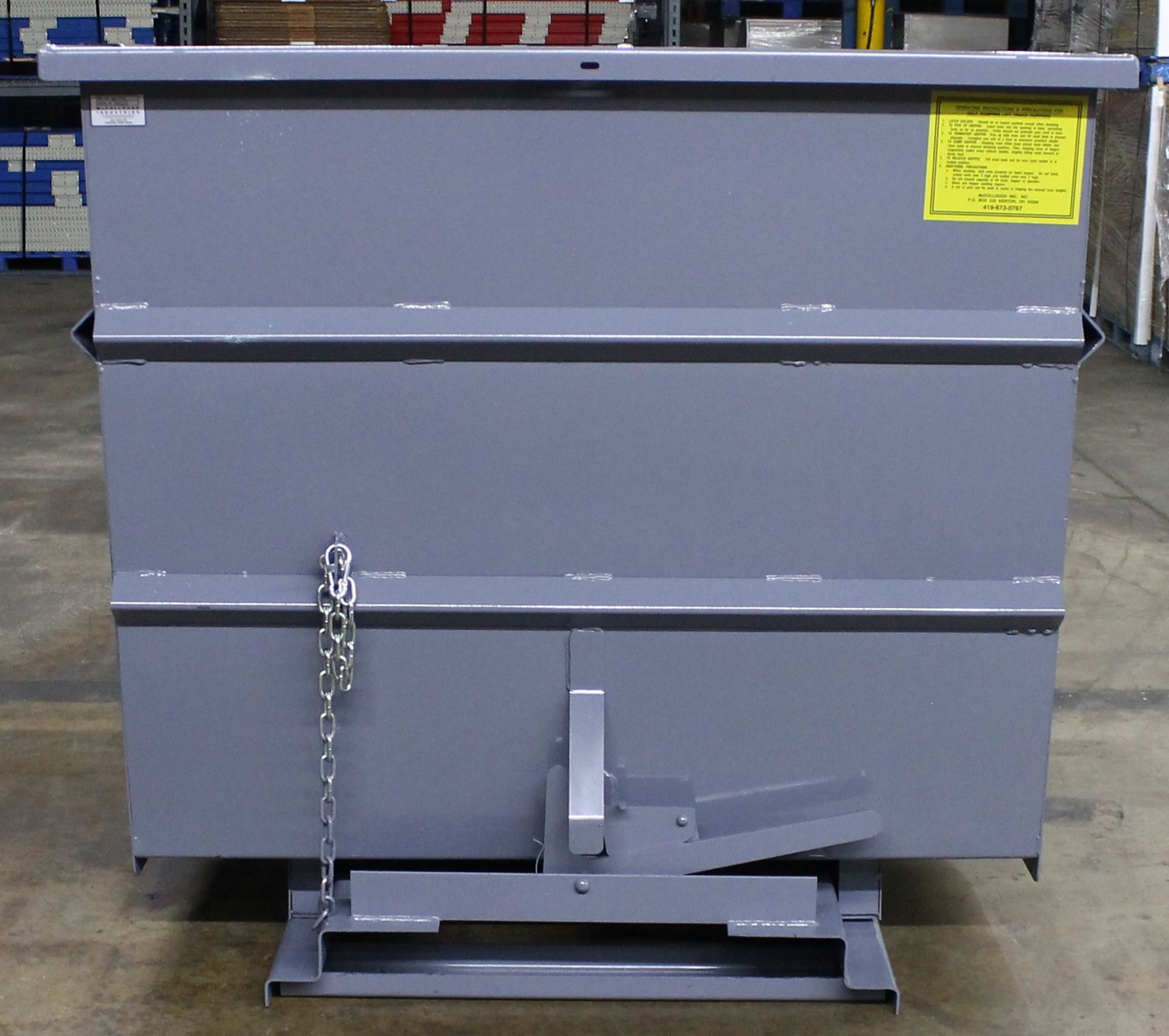 3 CU YARD SELF DUMPING HOPPER (NEW), - Image 2 of 3