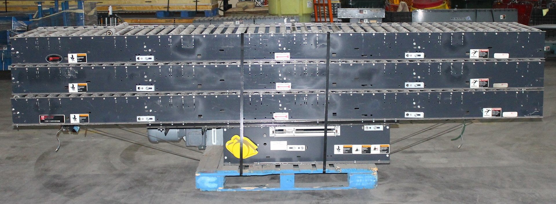 36 FT OF 26"W POWERED CONVEYOR WITH MOTOR