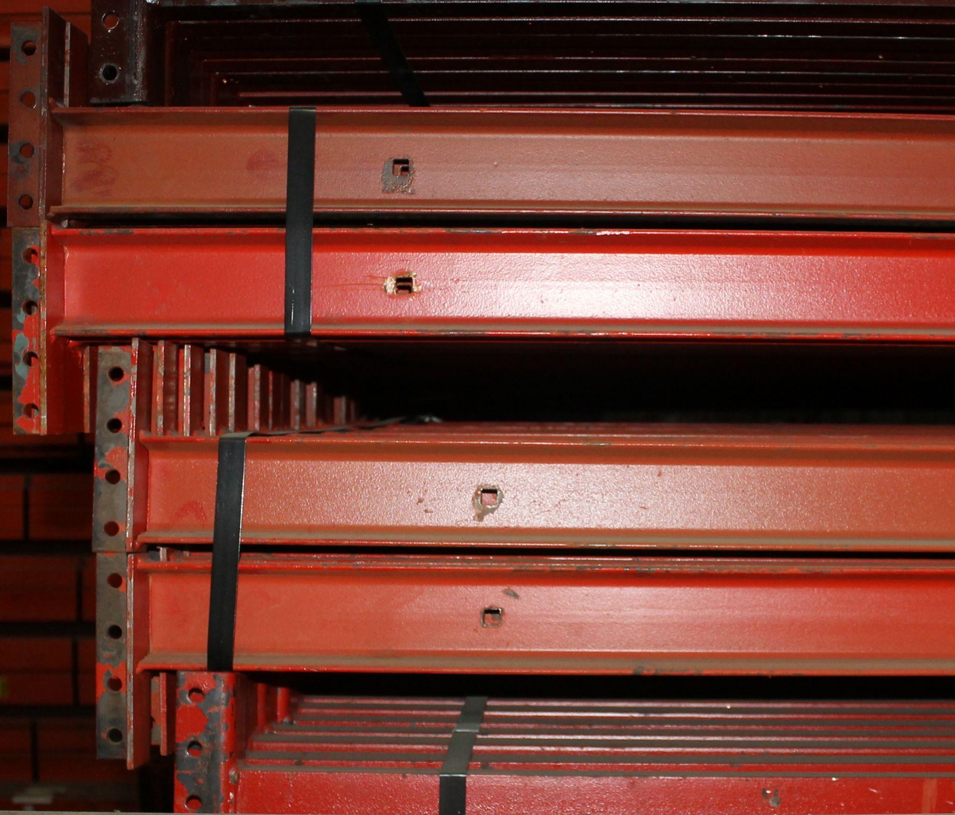 14 BAYS OF 126"H X 42"D X 102"L STRUCTURAL PALLET RACKS - Image 3 of 4