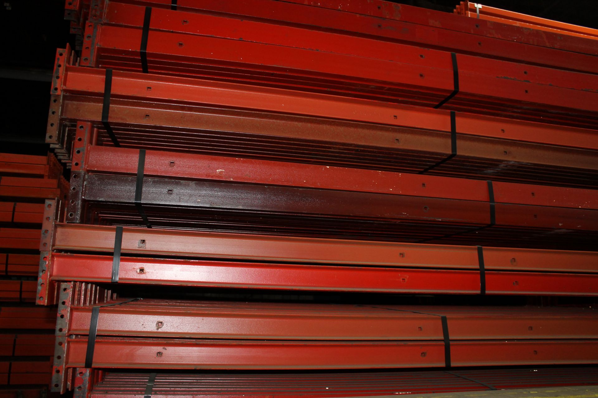 28 BAYS OF 126"H X 42"D X 102"L STRUCTURAL PALLET RACKS - Image 3 of 4