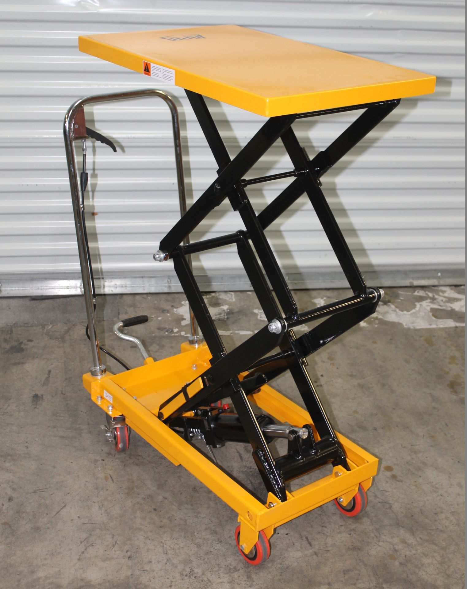 770 LBS CAP DOUBLE SCISSORS HYDRAULIC LIFTING TABLE - Image 3 of 3