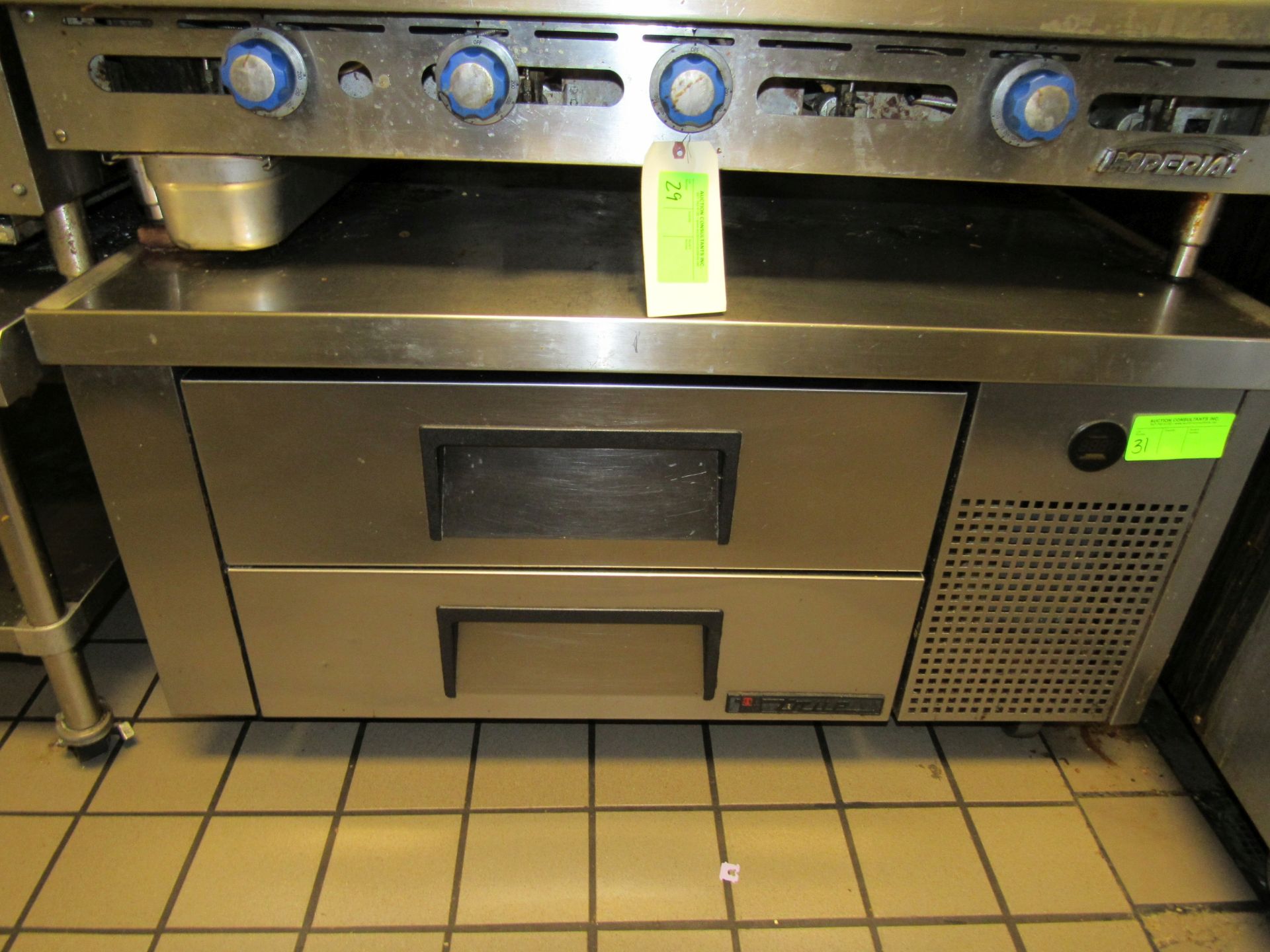 True two-drawer refrigerated base, 48"