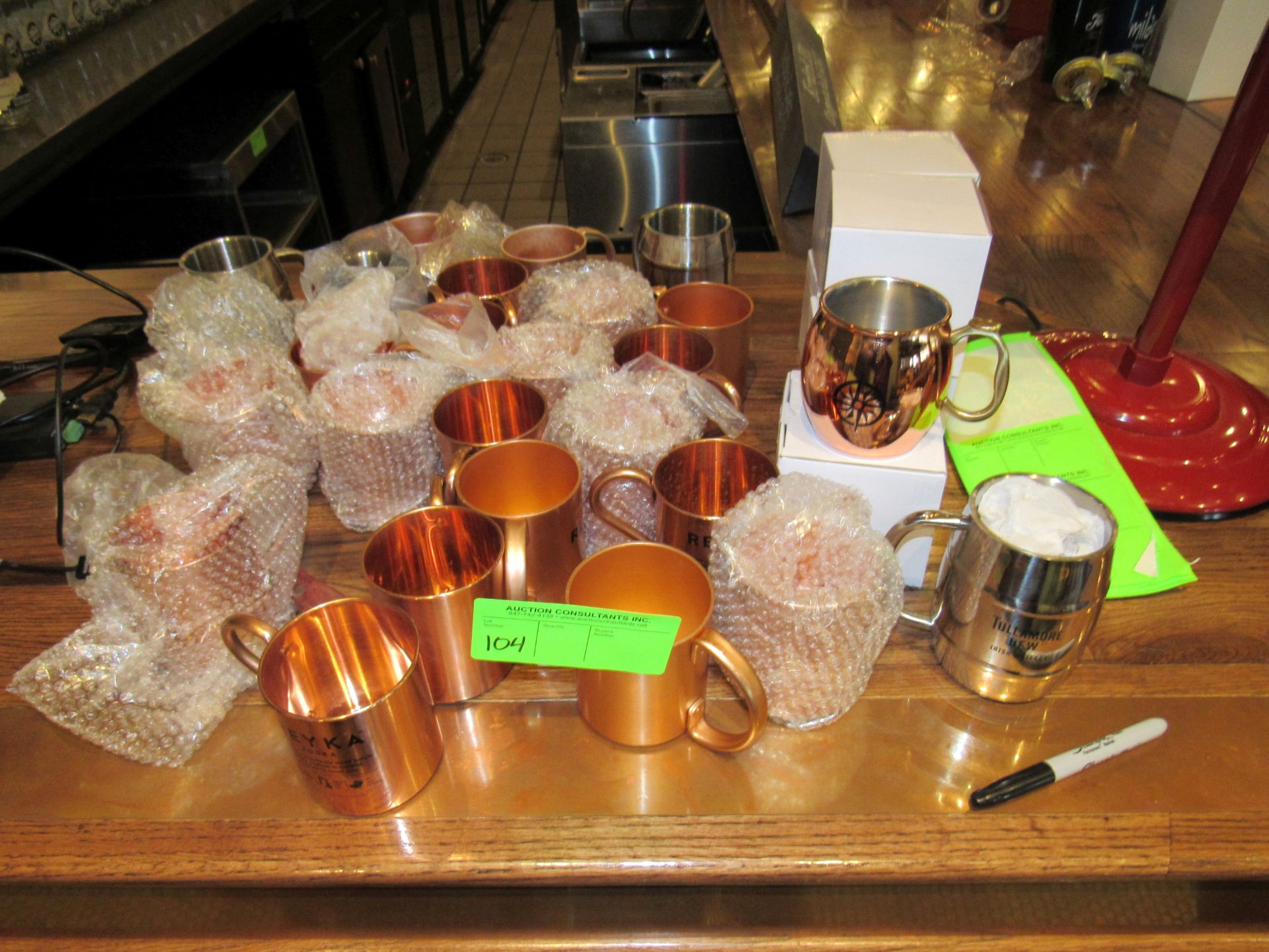 Copper drink mugs