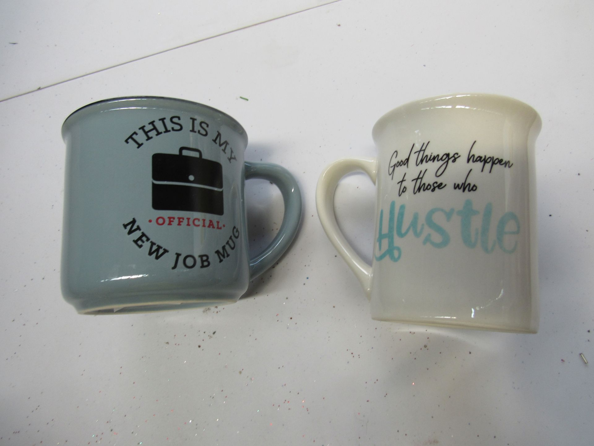 Group of novelty mugs