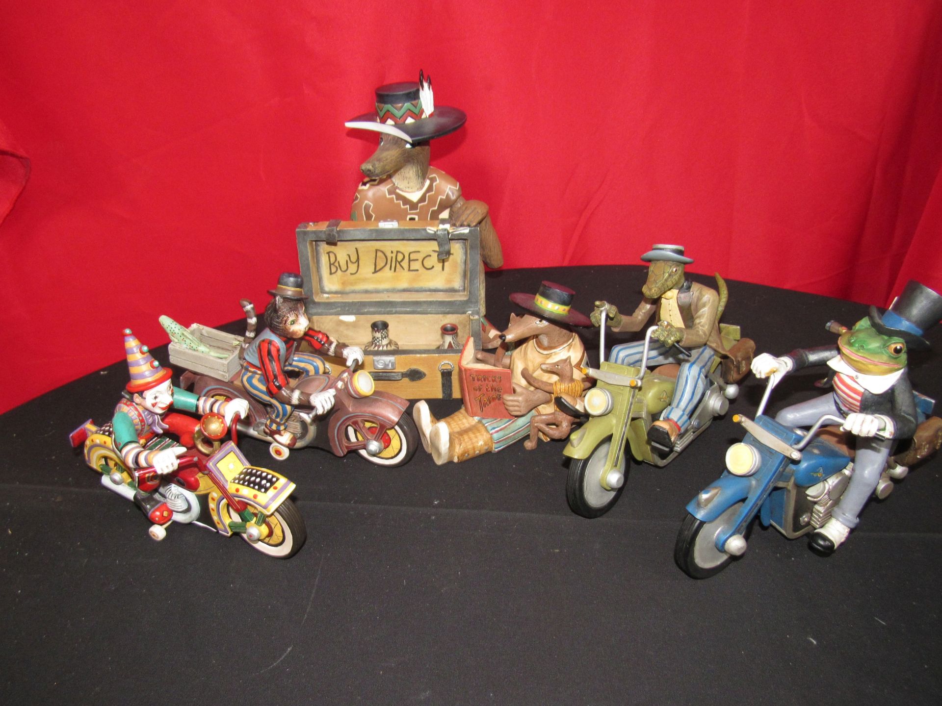 Group of Robert Shield's Southwest inspired themed figures