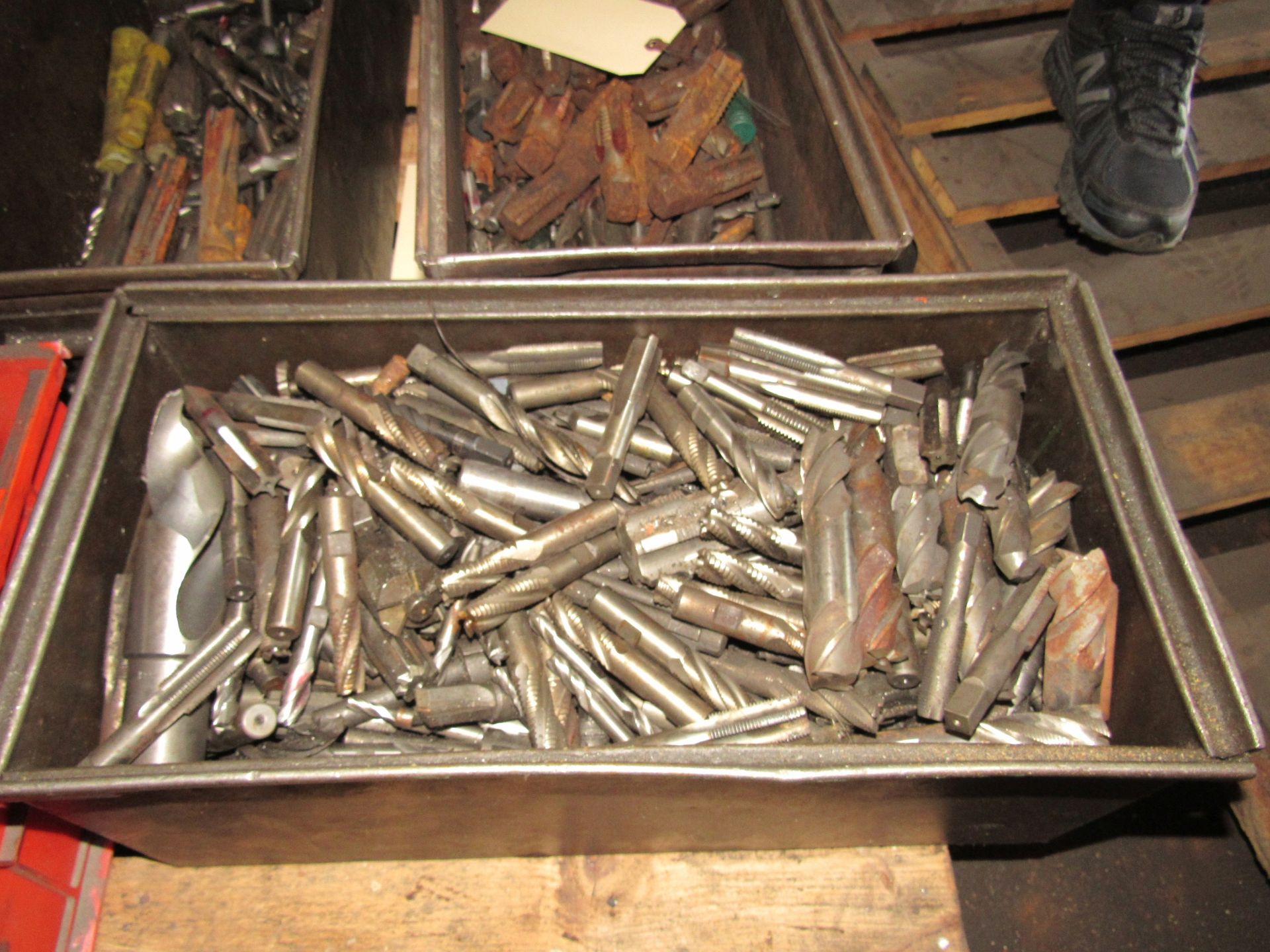 One box of drill bits, dies and taps