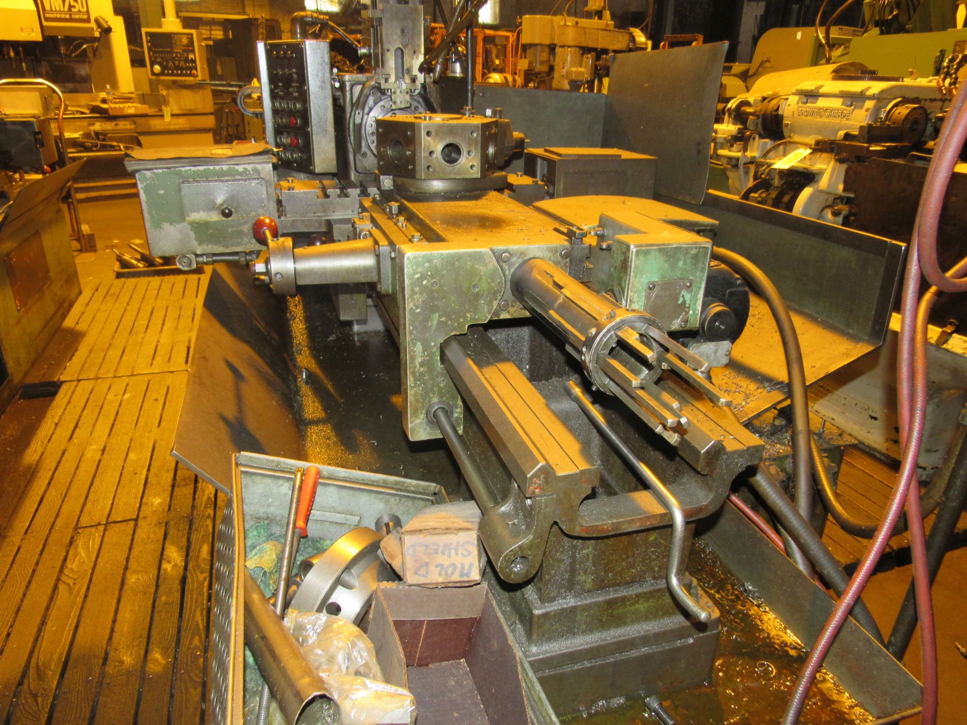 Logan model 150 collet lathe, 12" swing, 4' bed - Image 2 of 4