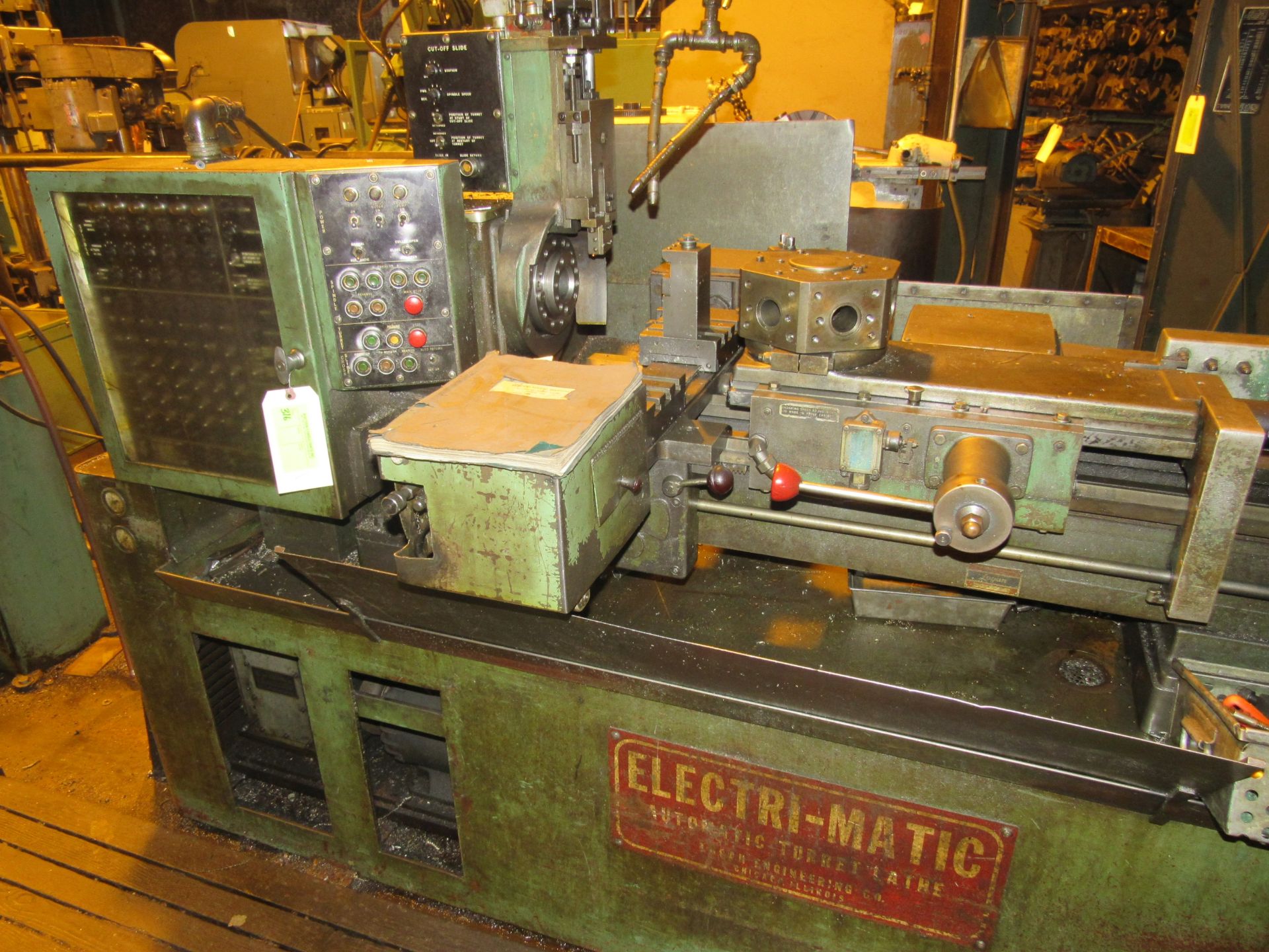 Logan model 150 collet lathe, 12" swing, 4' bed