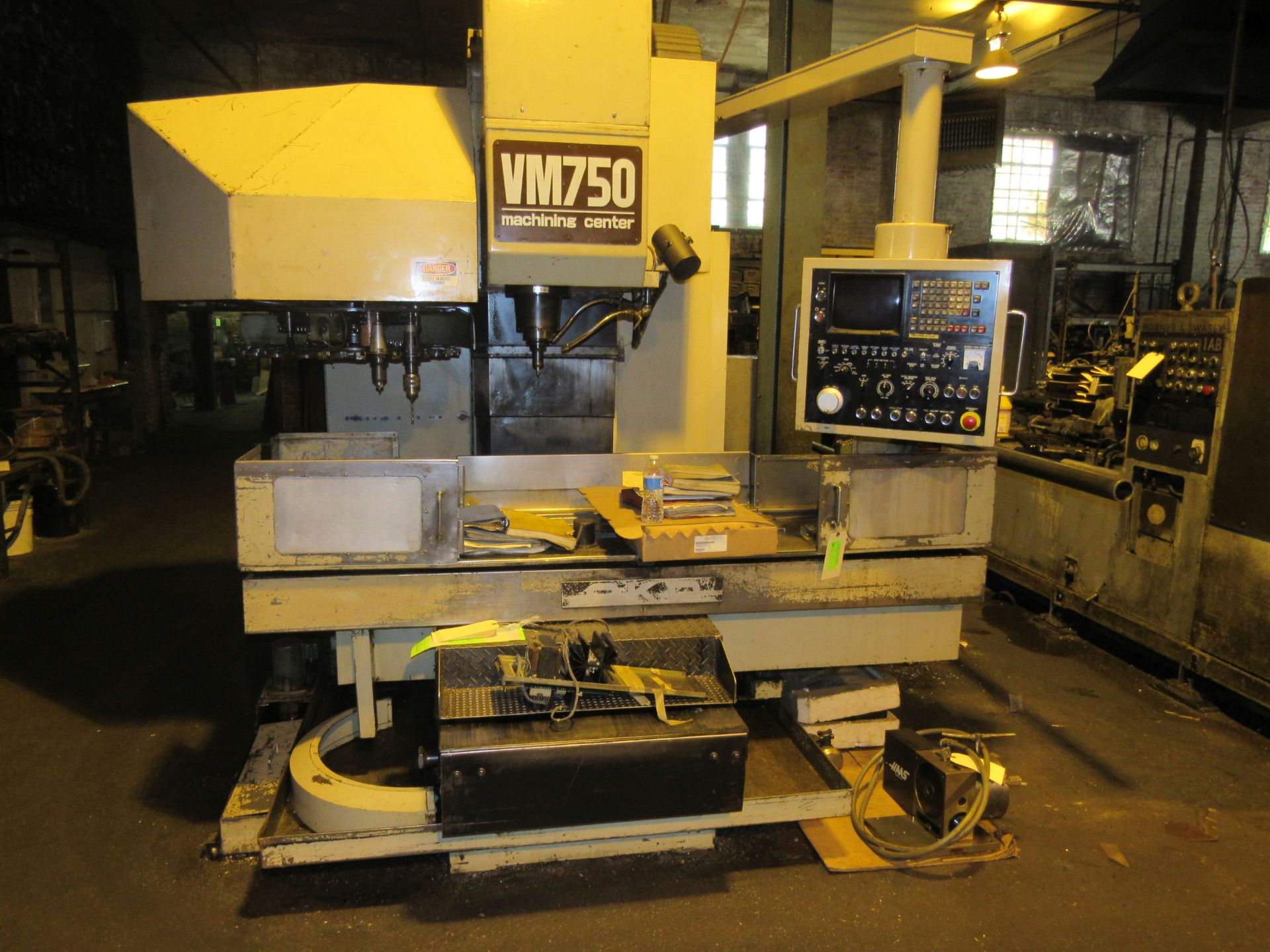 Tominaga model VM750CNC vertical machining center, serial #OUO1000,