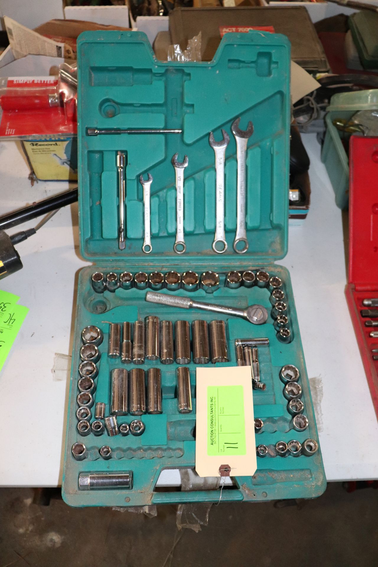 SK tool set, standard and metric 1/4"