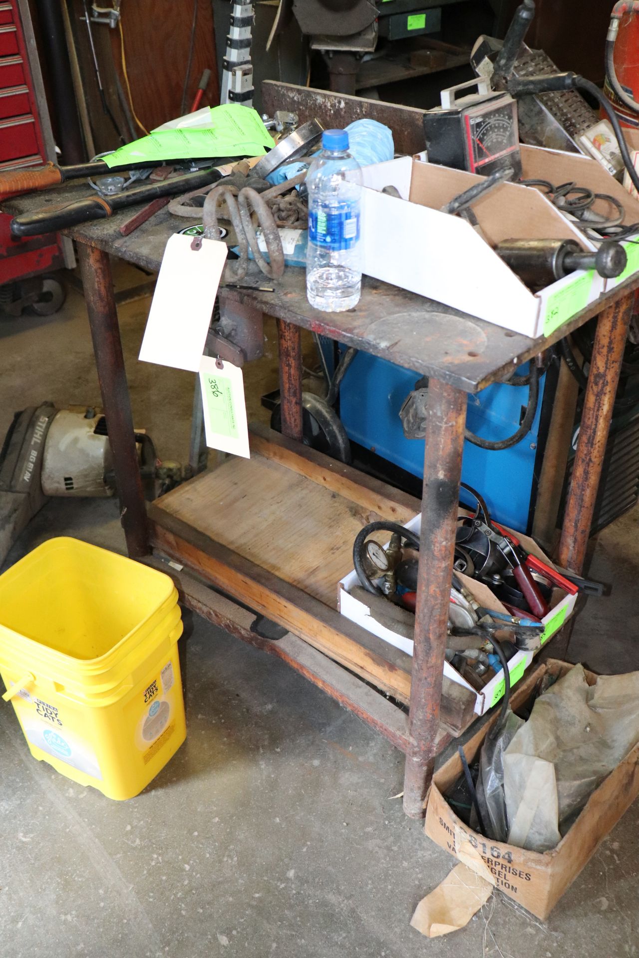 Work table, 3' x 2', 1/2" steel welding table