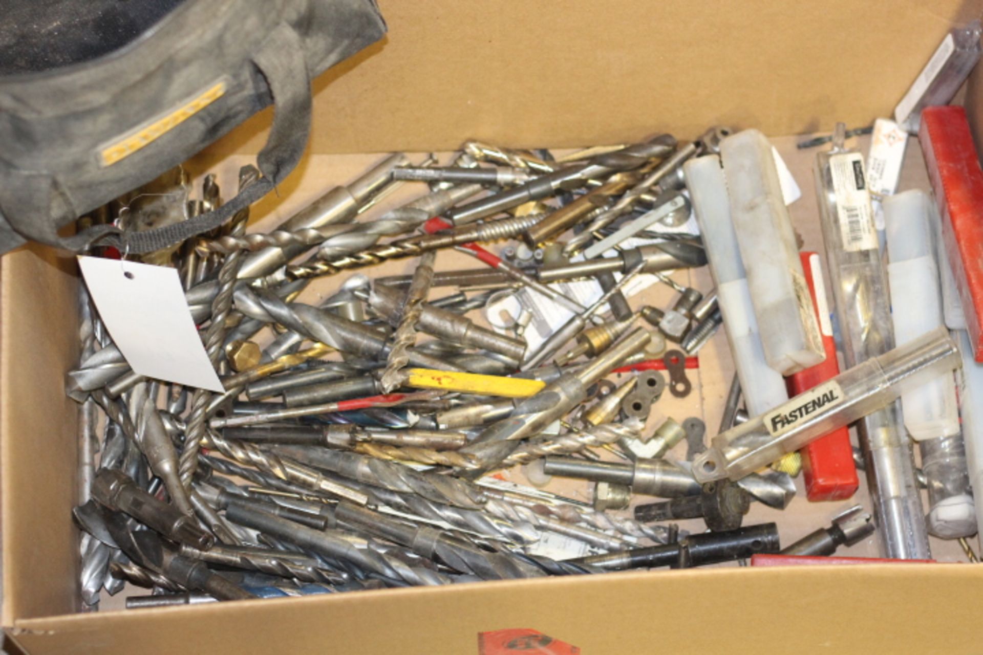 Tool Bag of Misc Drill Bits - Various Lengths and Sizes