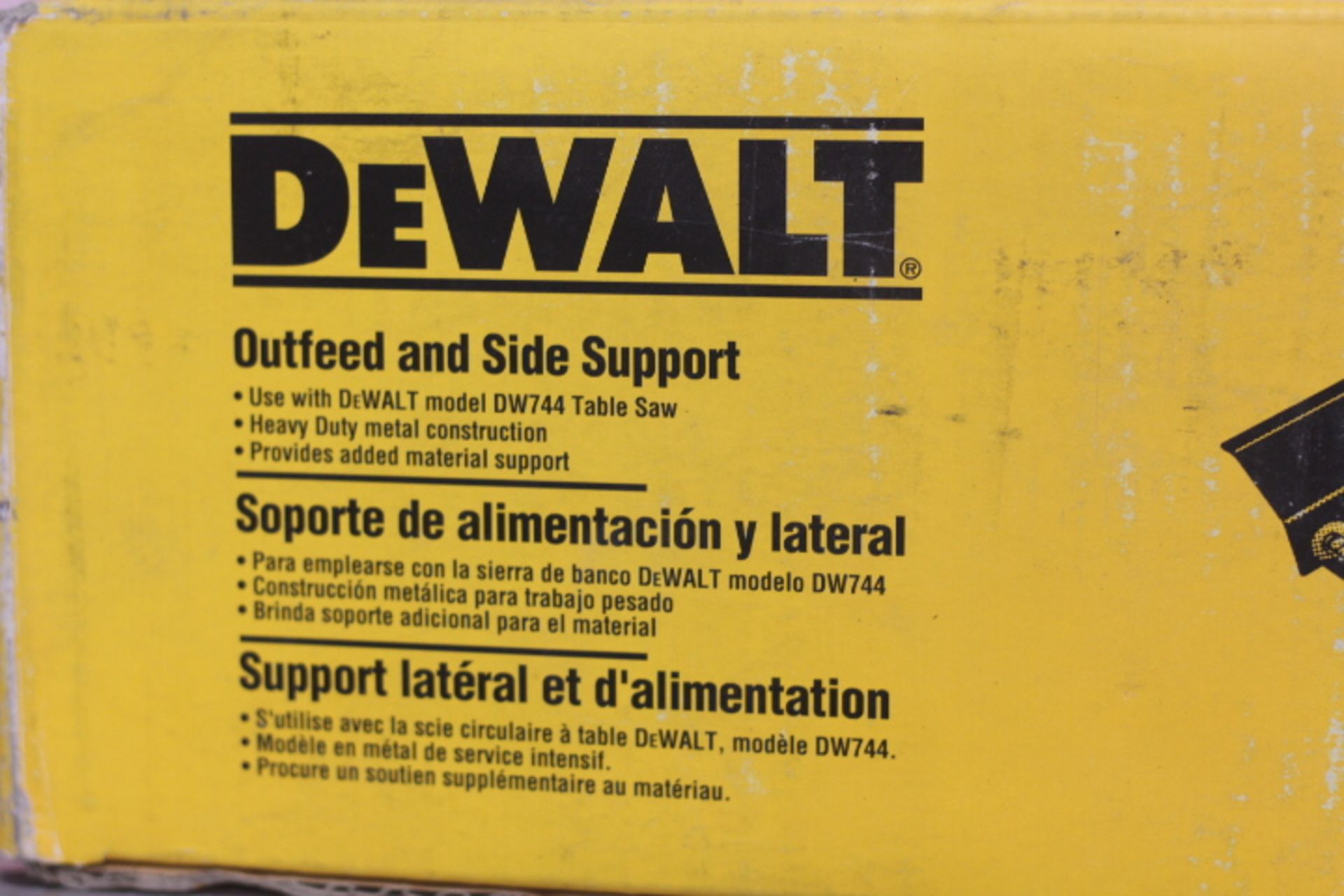 New Dewalt Outfeed and Sidesupport for Dewalt Table Saws - Image 3 of 3