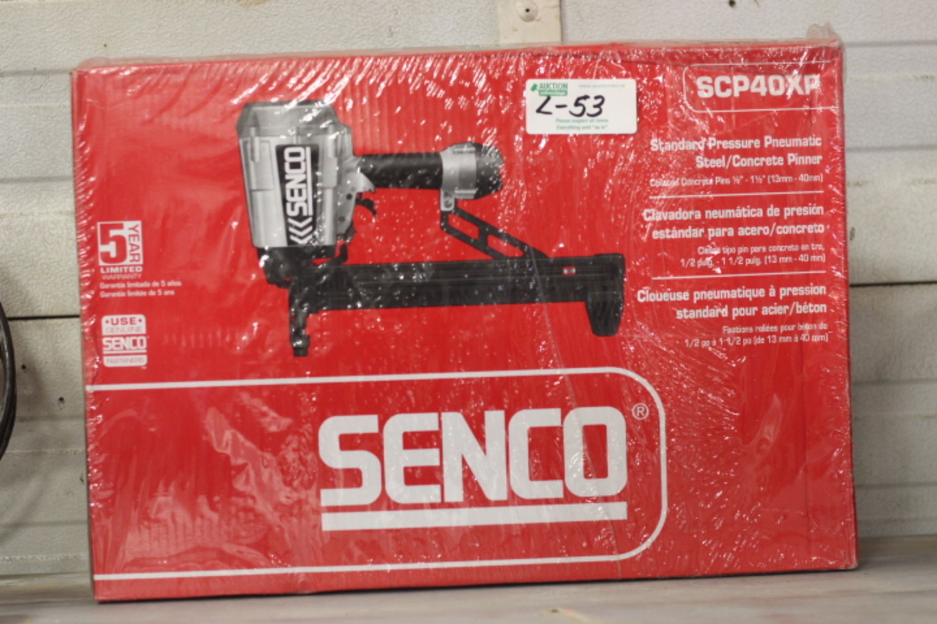 New Senco SCP40xp Standard Pressure Pneumatic Steel and Concrete Pinner