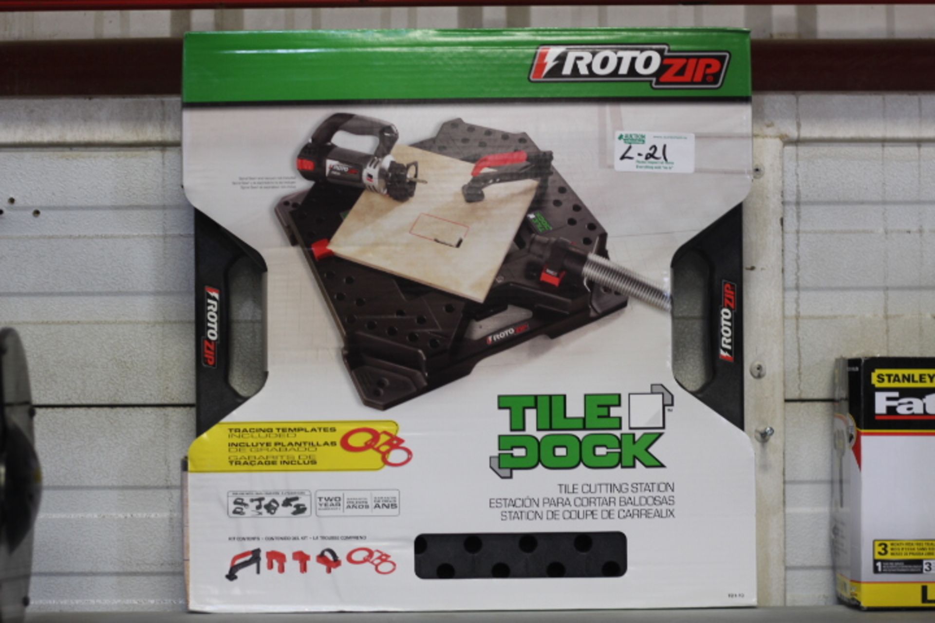 Rotozip Tile Dock Tile Cutting System (new)