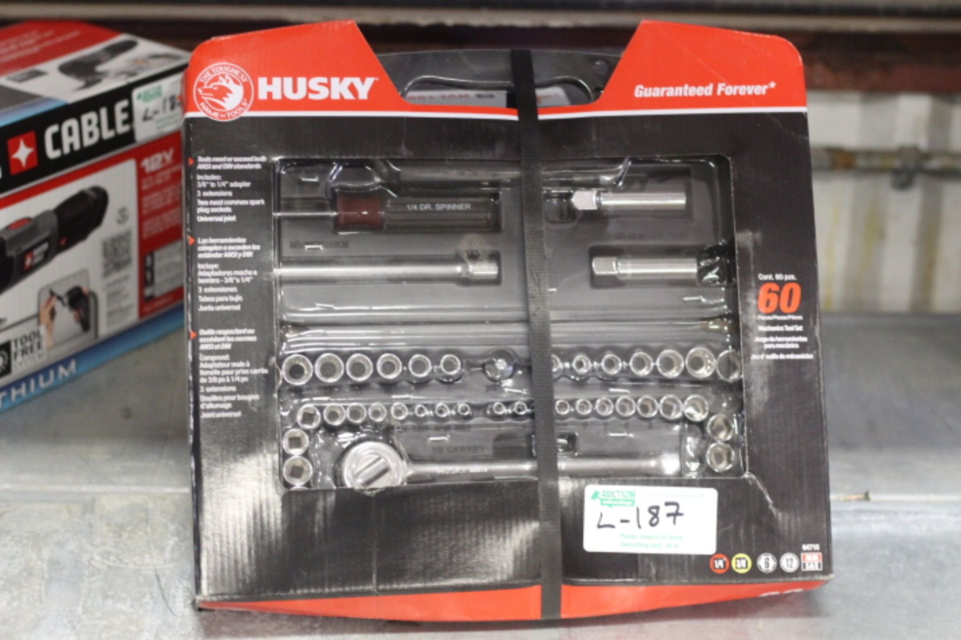 New Husky 60pcs Mechanics Tool Set