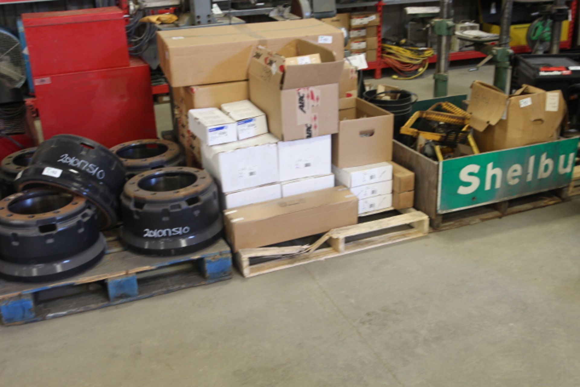 3 Pallet Lots of Truck and Bus Parts