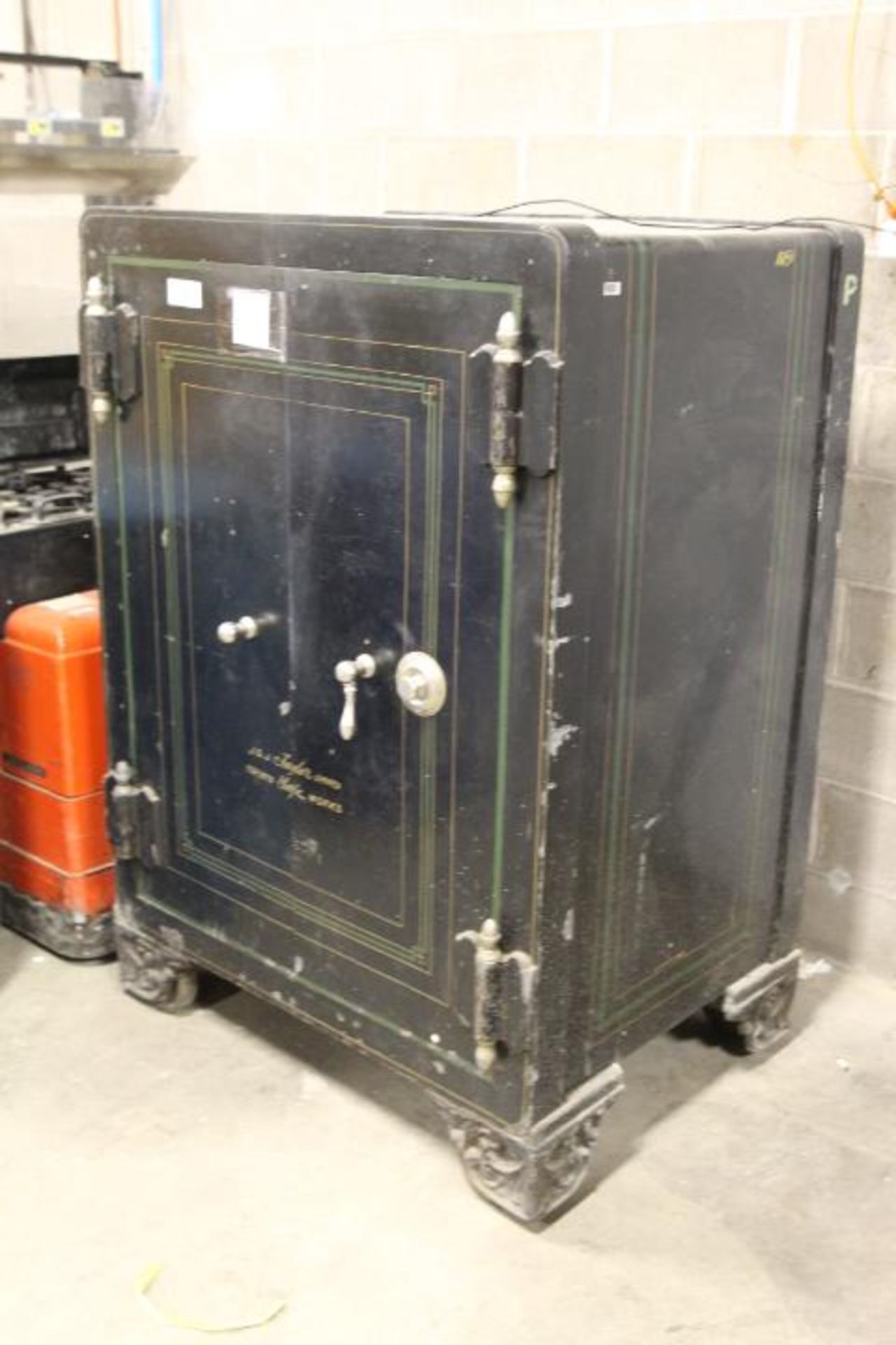 *J&J TAYLOR SAFE 39.5" X 30" X 57" - OPEN WITH COMBINATION