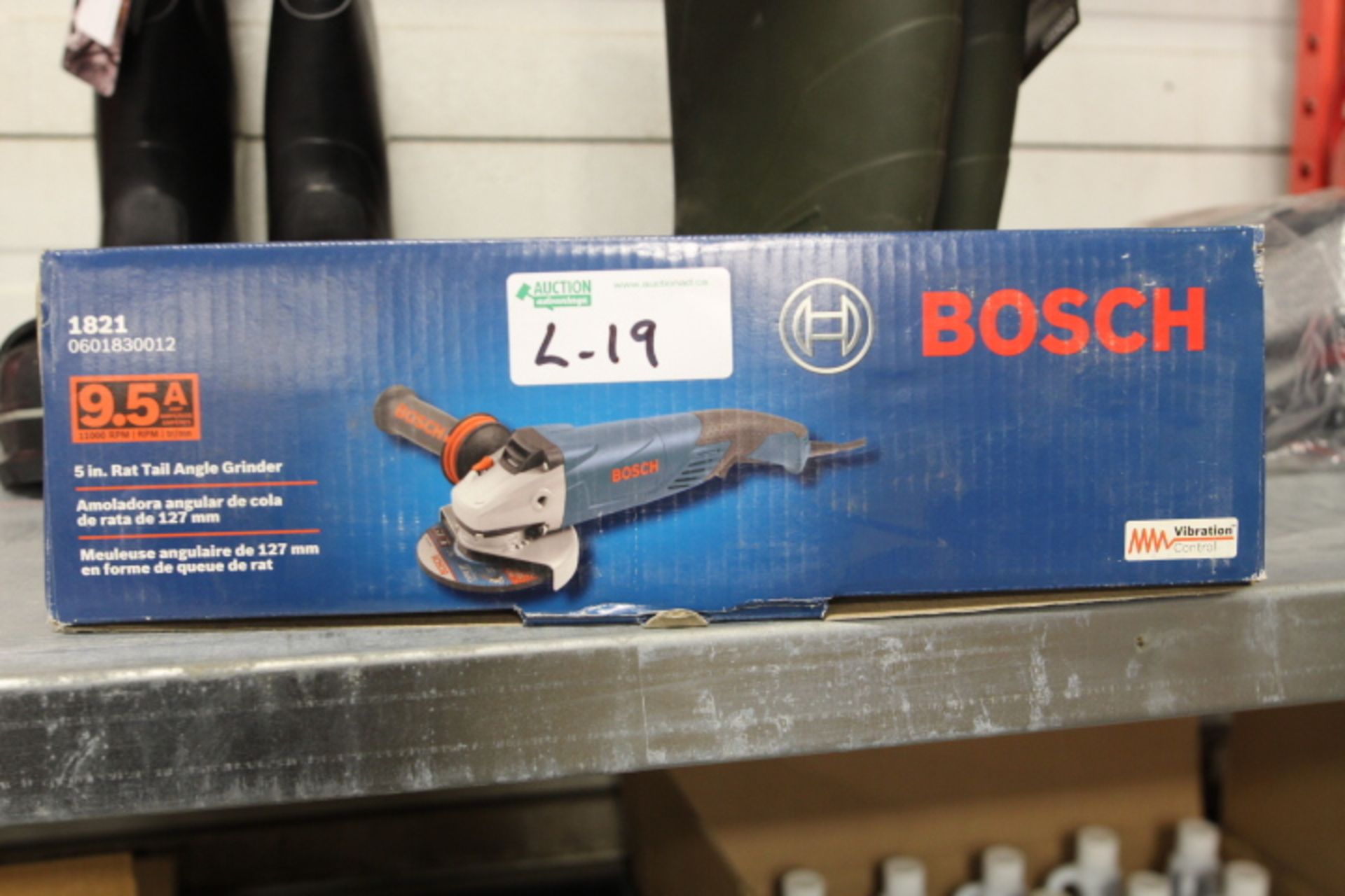 BOSCH 5" RAT TAIL ANGLE GRINDER