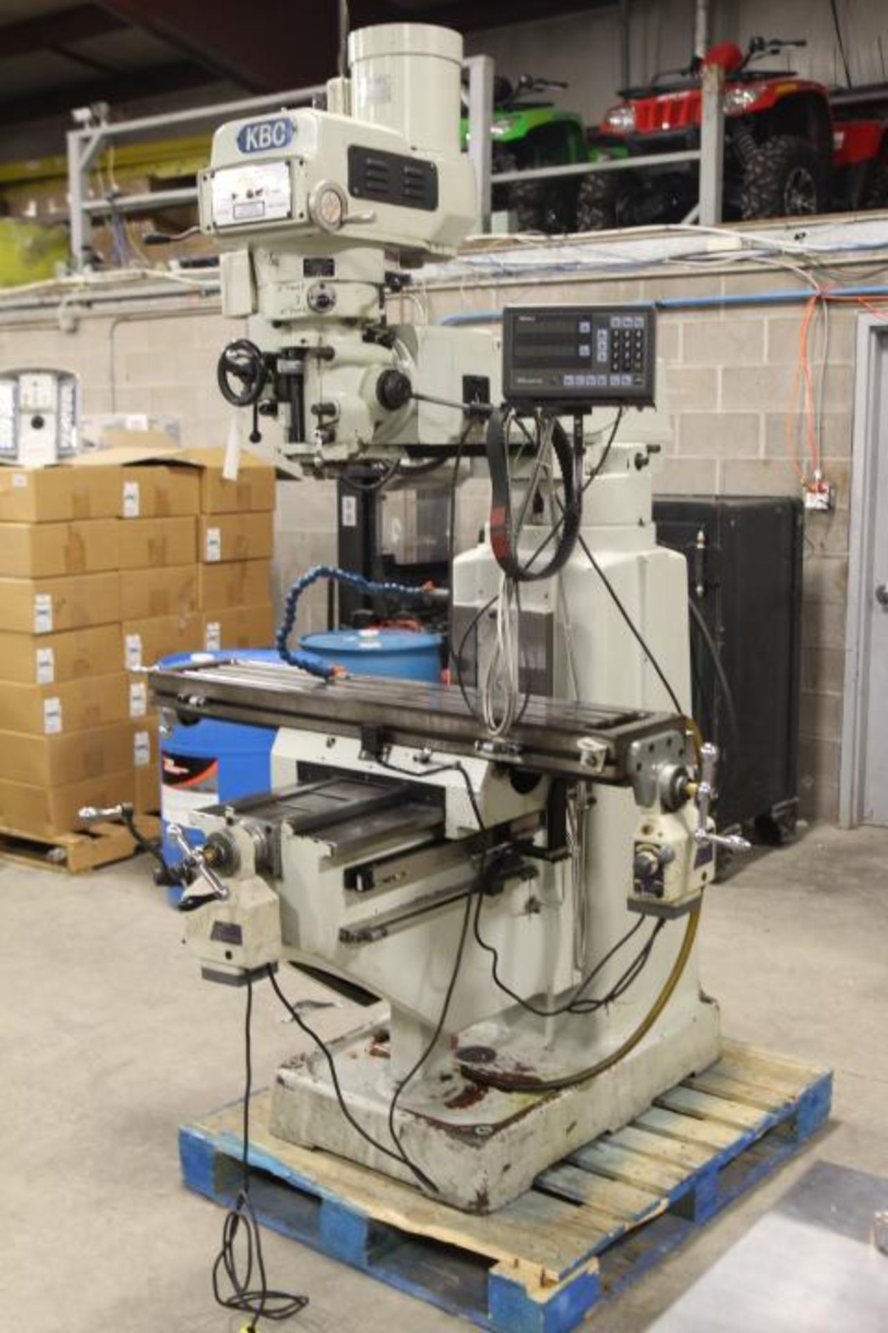 KBC MILLING MACHINE MOD# TUM-40VS, 5HP, 575V, 3PH - Image 2 of 9