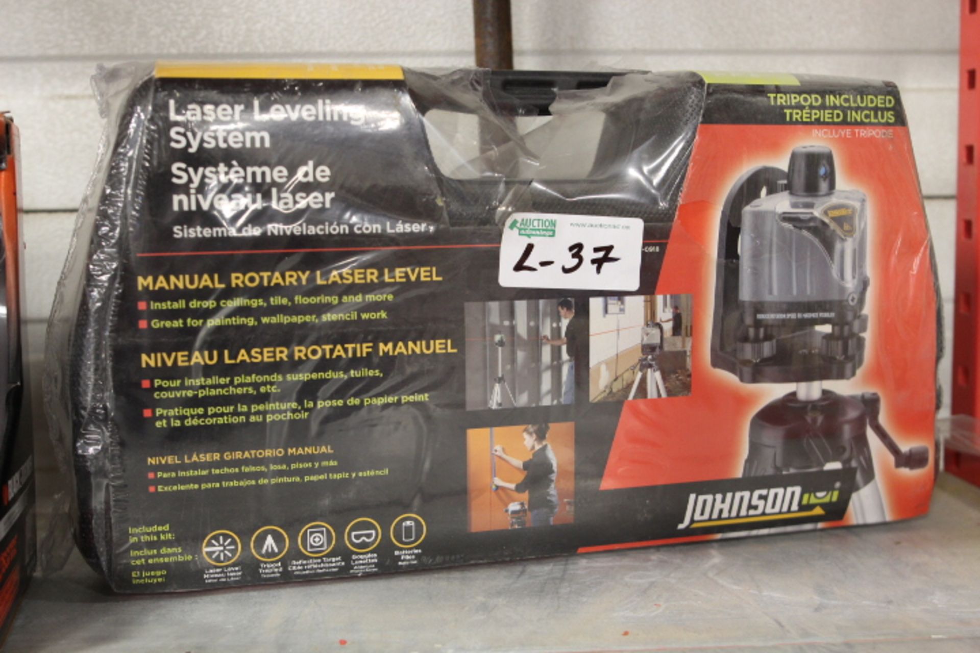 NEW JOHNSON LASER LEVELING SYSTEM