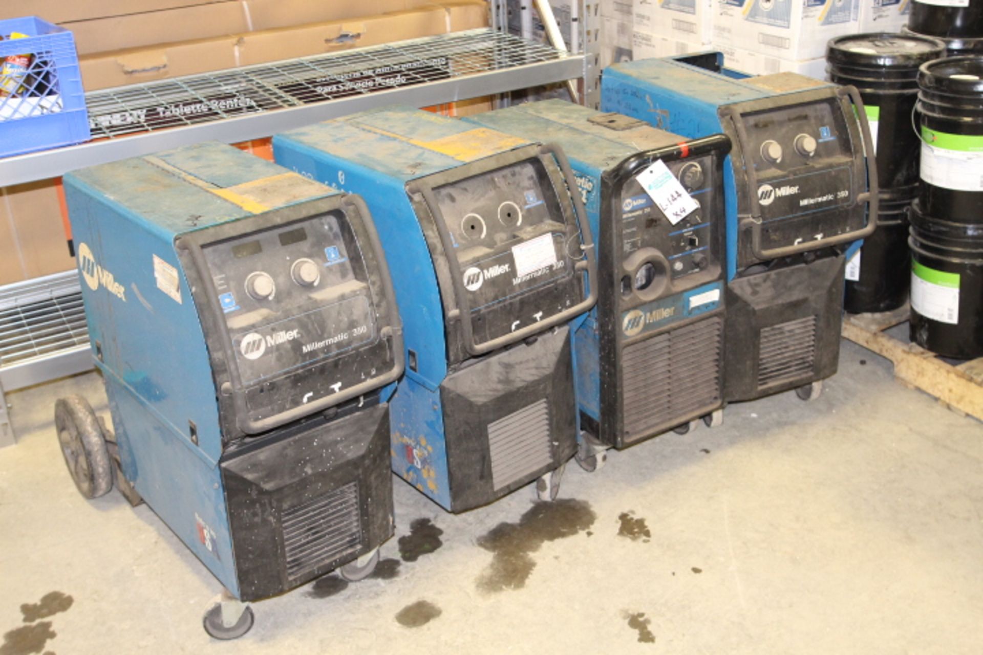 LOT OF 4 MILLER WIRE WELDERS - 3 X 350- 1 X 251