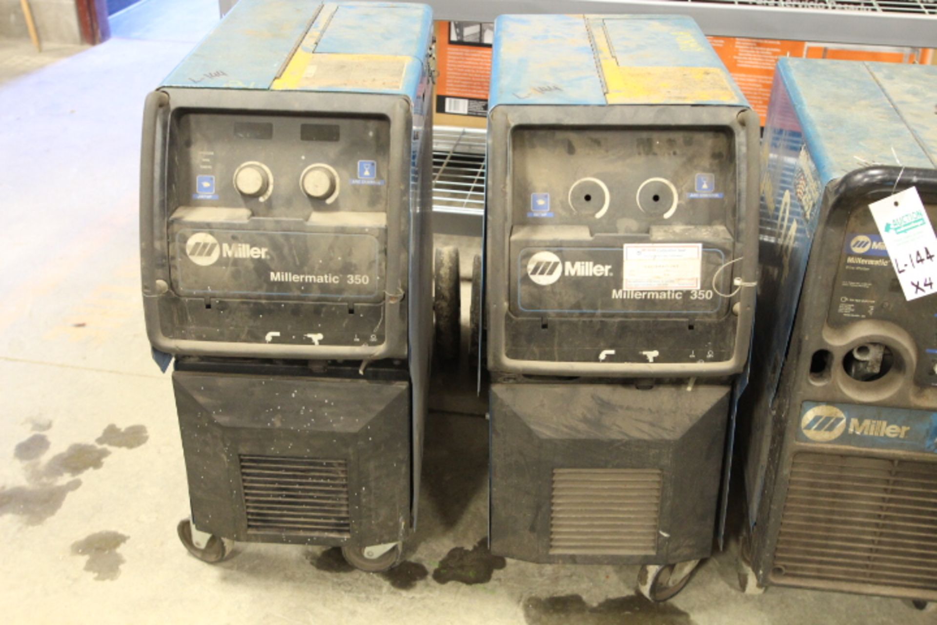 LOT OF 4 MILLER WIRE WELDERS - 3 X 350- 1 X 251 - Image 3 of 4