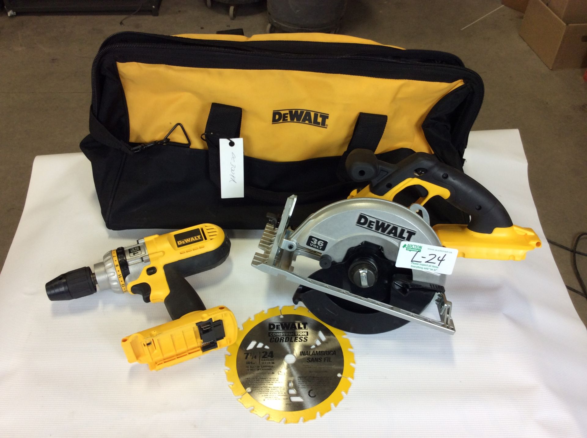 New Dewalt Drill / 7 1/4" Circular Saw ( tool only)