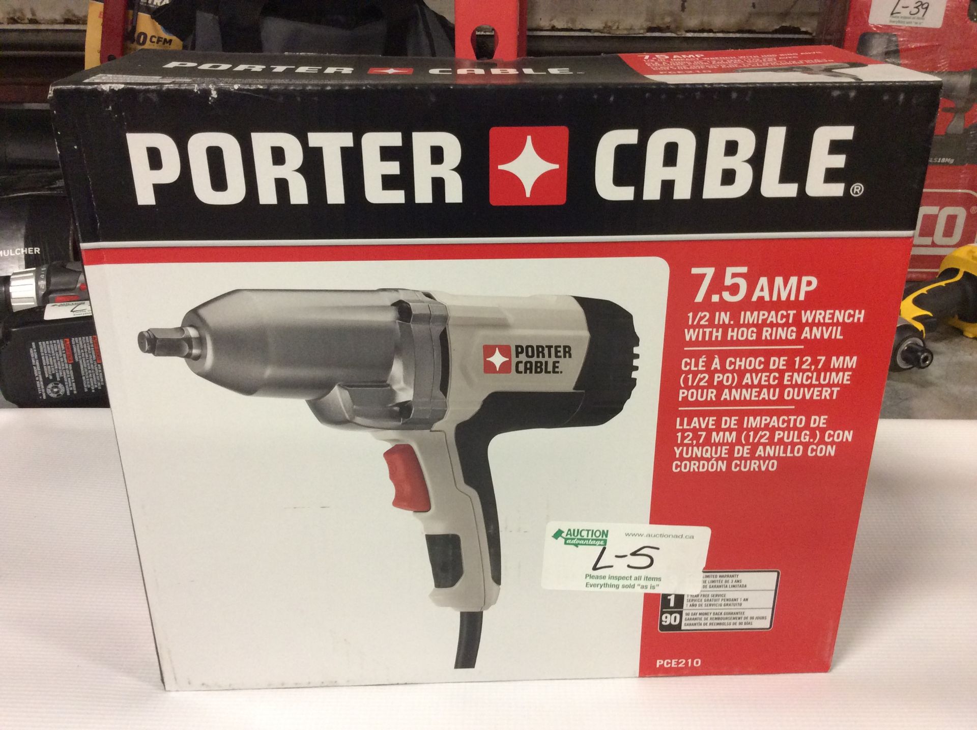 New Porter Cable 1/2" Impact Wrench with Hog Ring Anvil