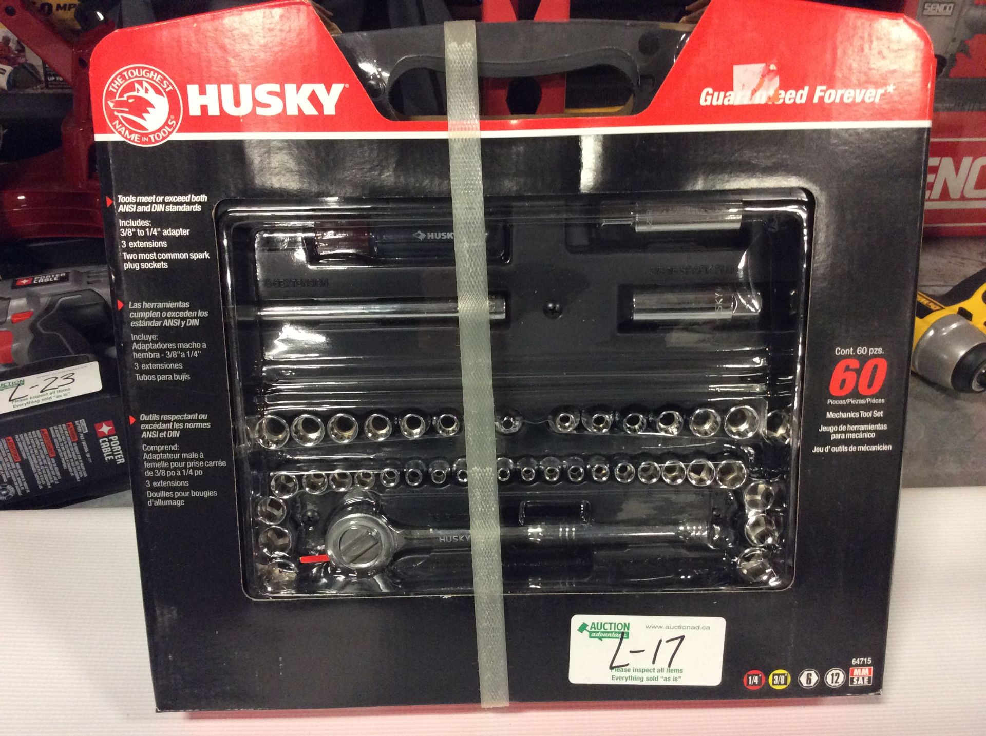 New Husky 60pc Mechanics Set