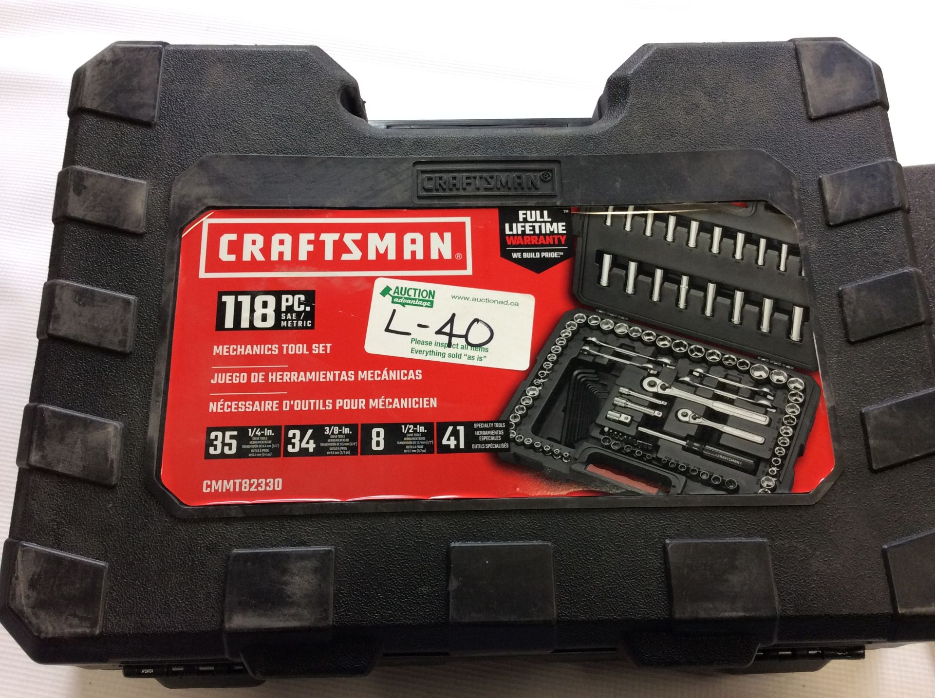New Craftsman 118pc Mechanics Tool Set