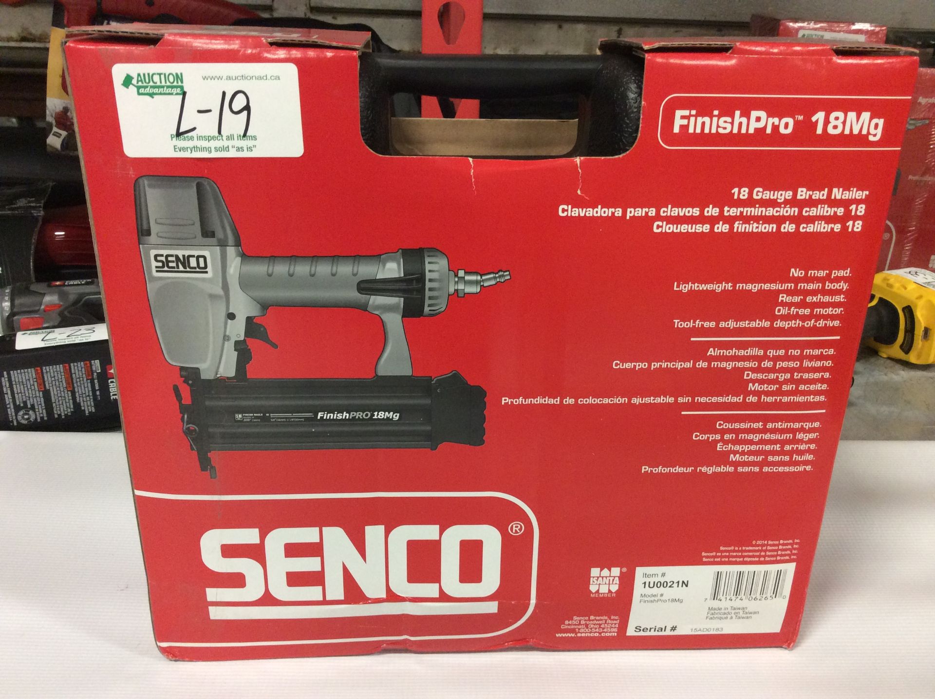 New Senco Finish Pro 18 Gauge Brad Nailer