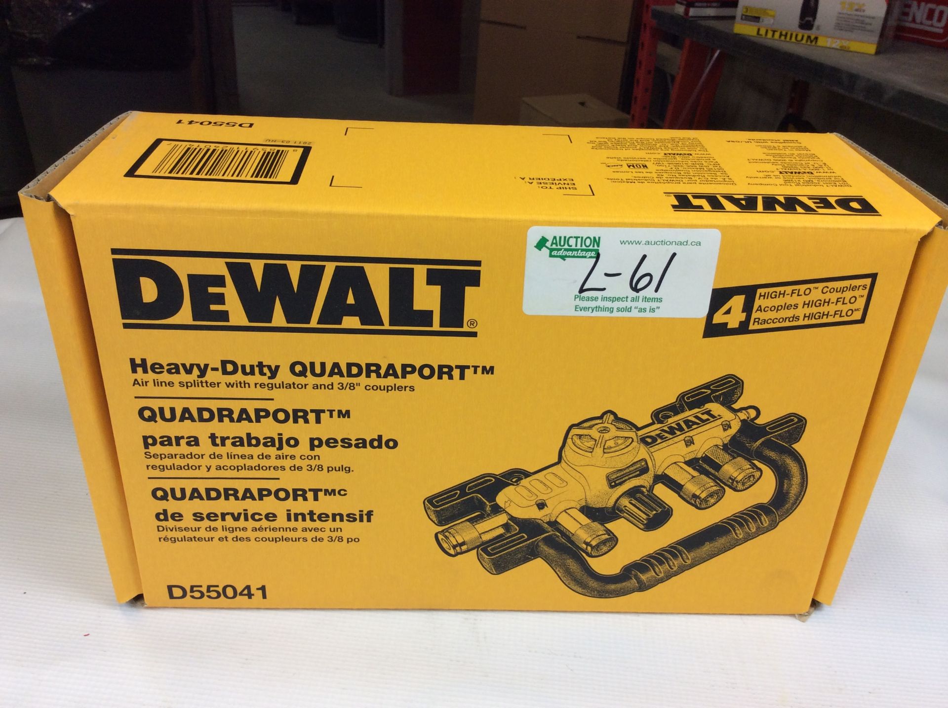 Dewalt Quadraport Air Line Splitter