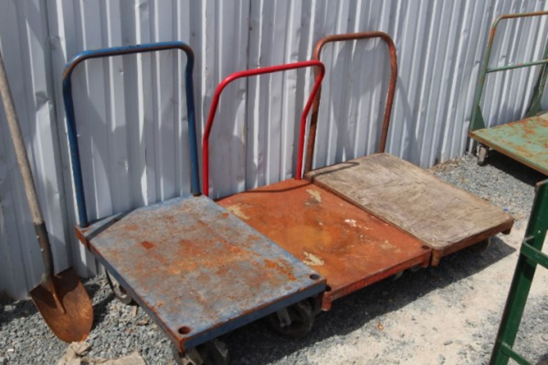 Lot of 3 Mobile Stockcarts